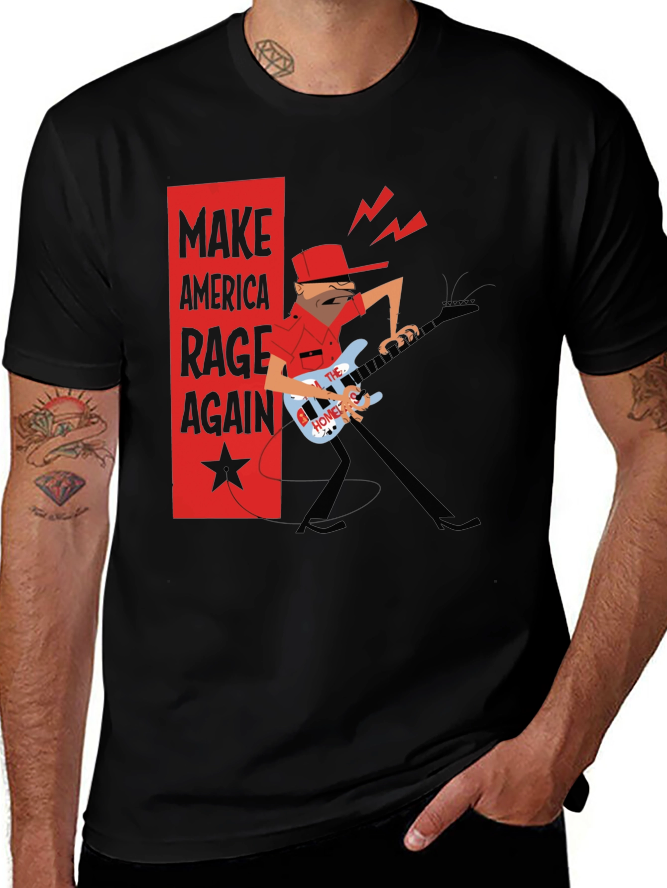 Variant 17 of Make America Rage Again Graphic Tee