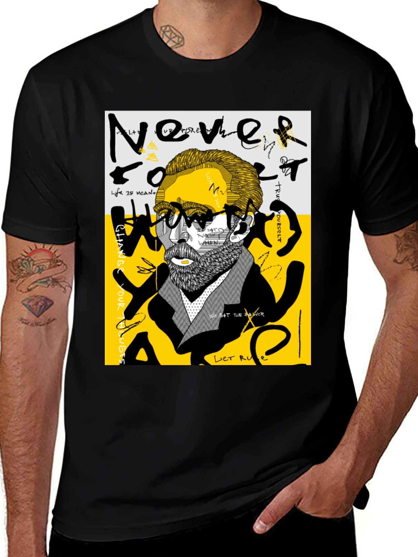 Variant 25 of Van Gogh Graphic T-Shirt - Never Forget Art