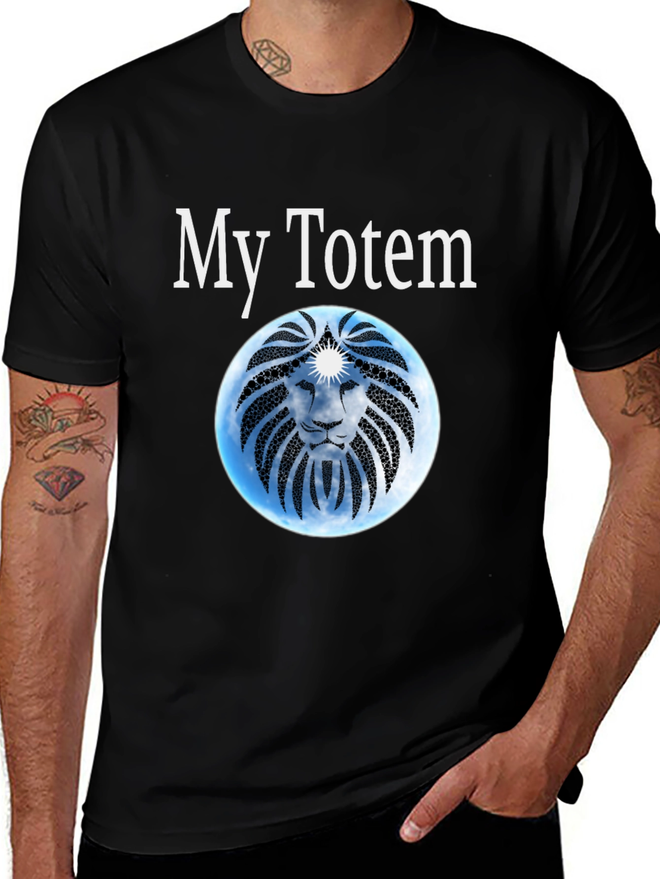 Variant 11 of My Totem Lion Graphic Tee