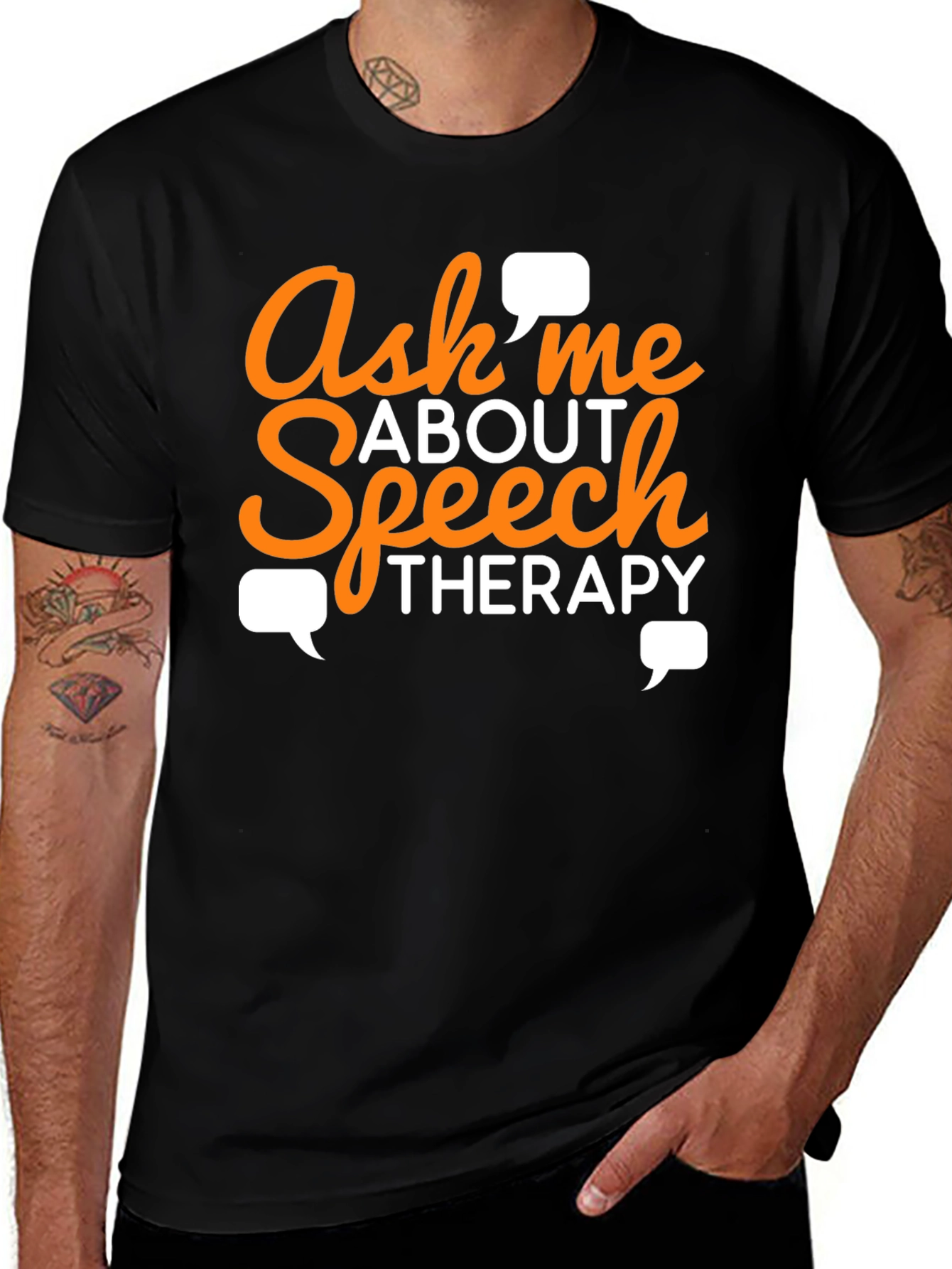 Variant 20 of Ask Me About Speech Therapy T-Shirt