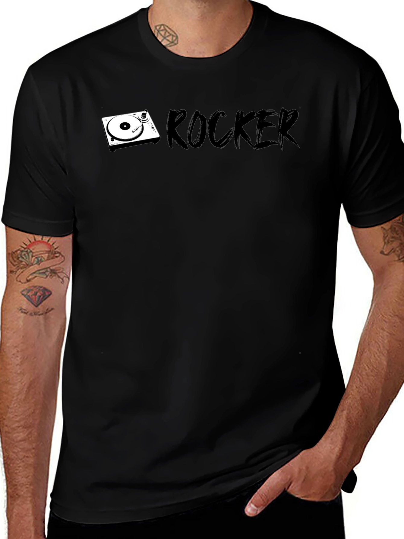 Variant 12 of Rocker Turntable Graphic T-Shirt
