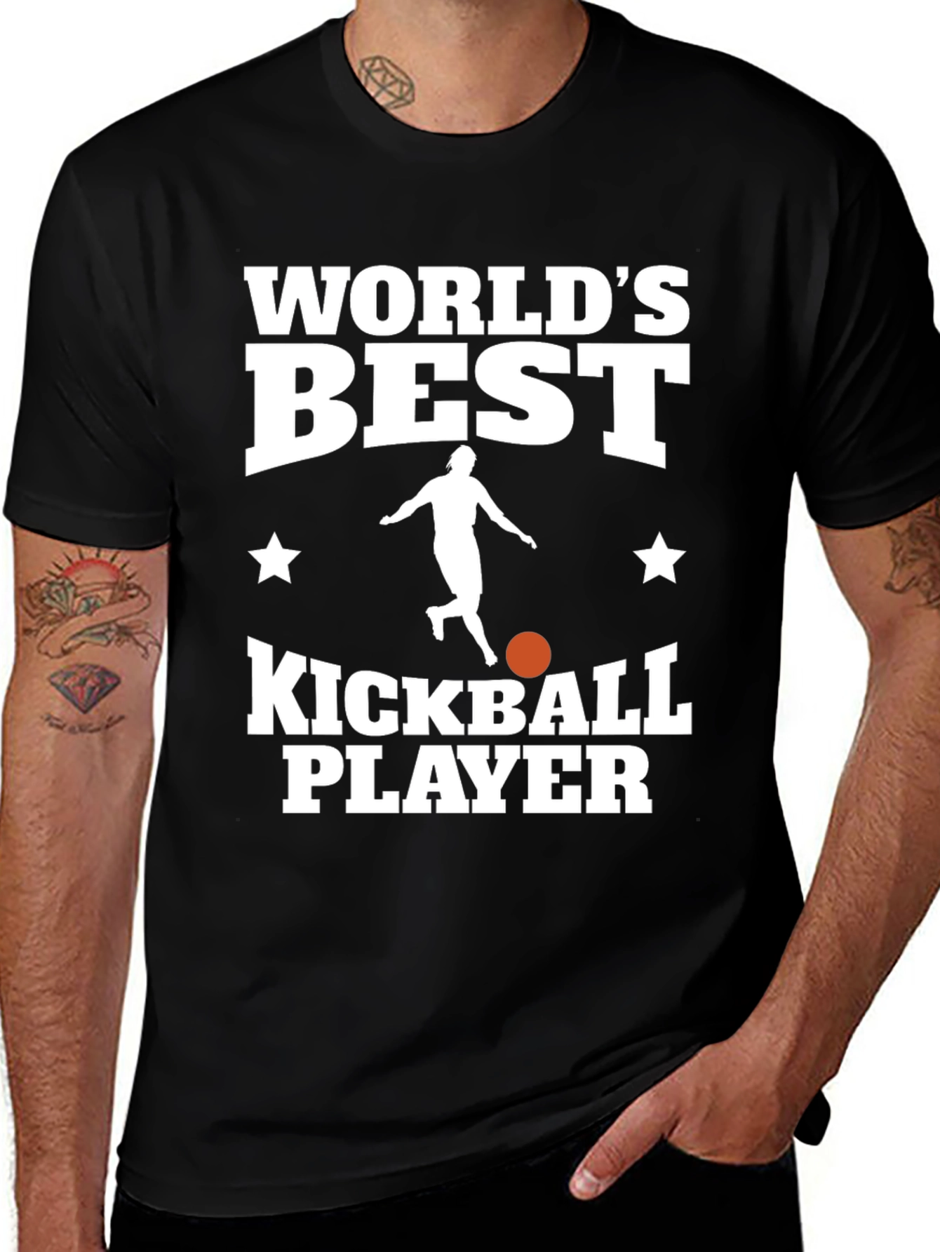 World's Best Kickball Player Graphic Tee