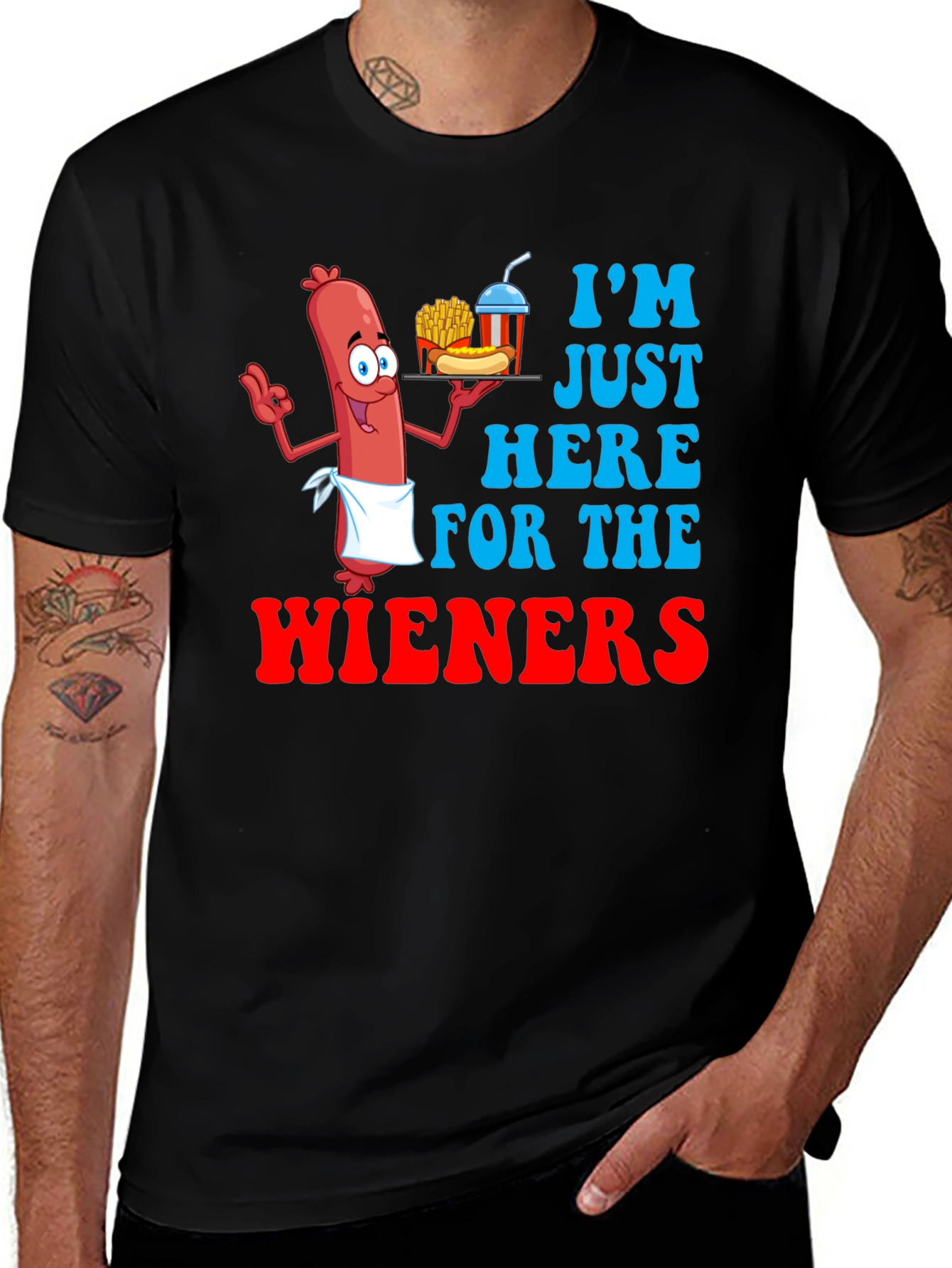Variant 29 of Wiener Lover T-Shirt - Funny Hot Dog Tee