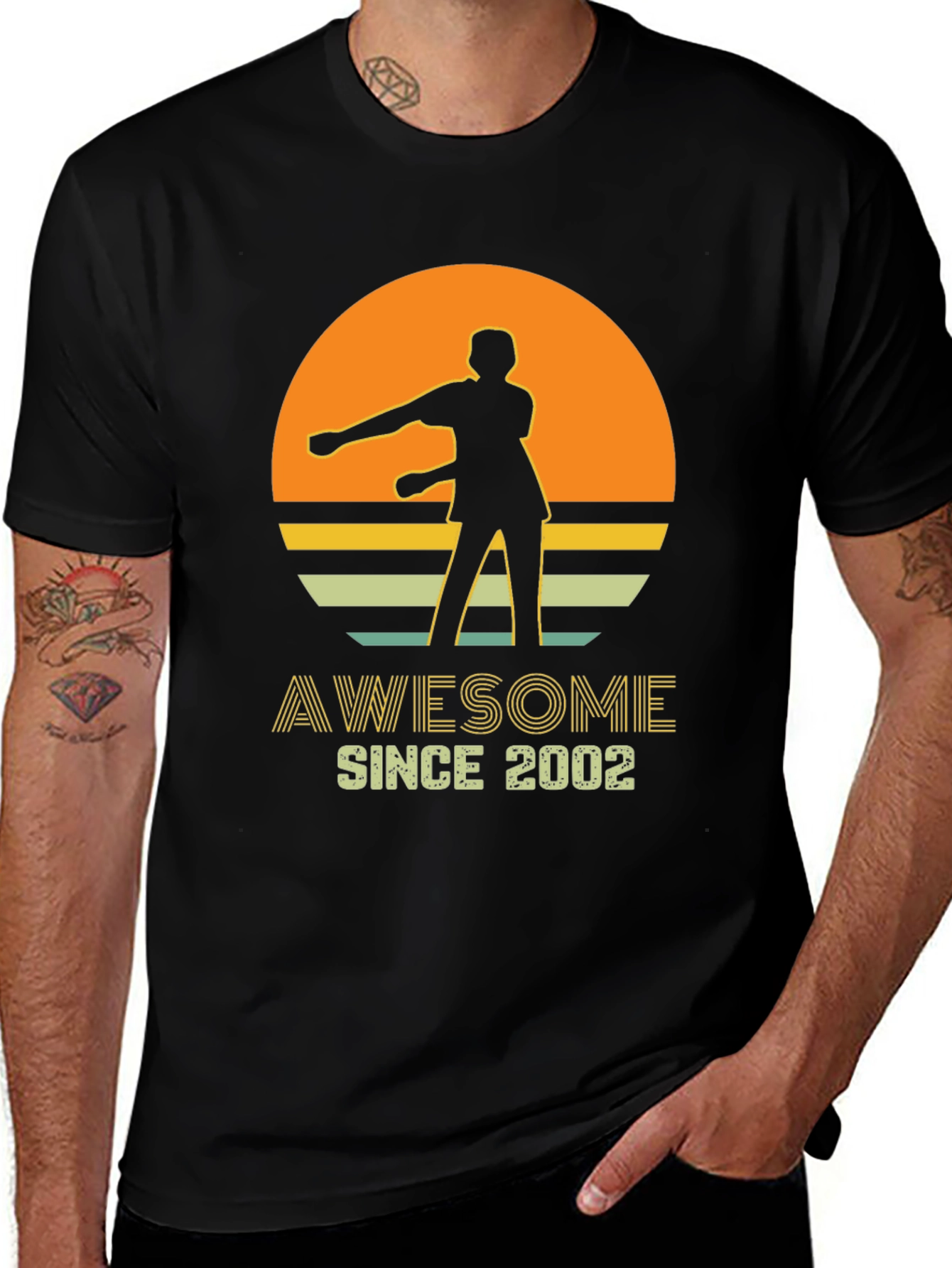Variant 5 of Awesome Since 2002 Graphic T-Shirt