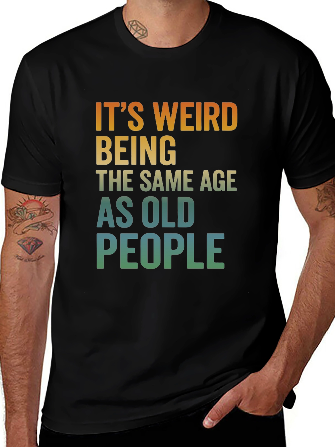 Variant 23 of Funny "Old People" Graphic T-Shirt