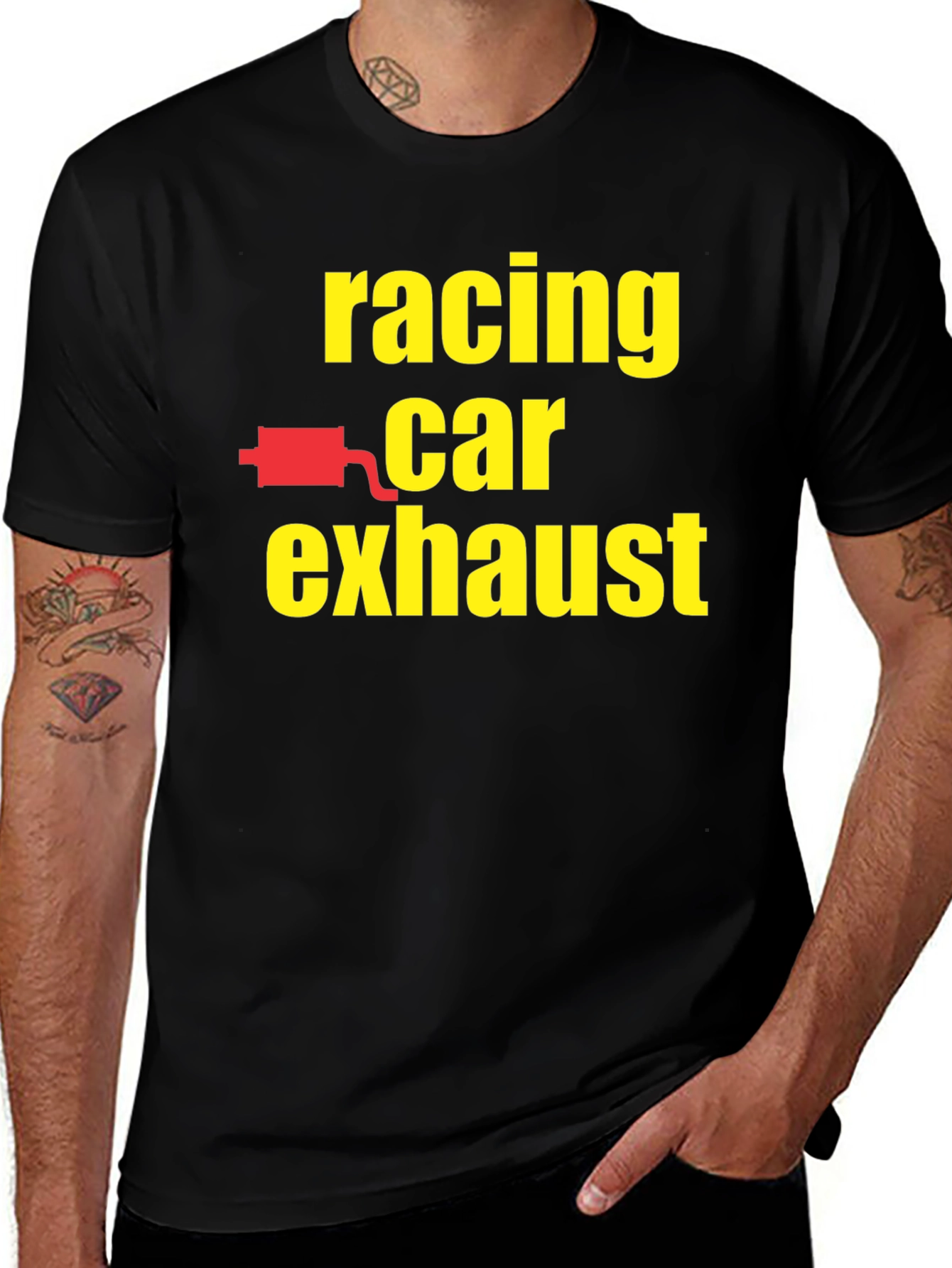 Variant 30 of Racing Car Exhaust T-Shirt