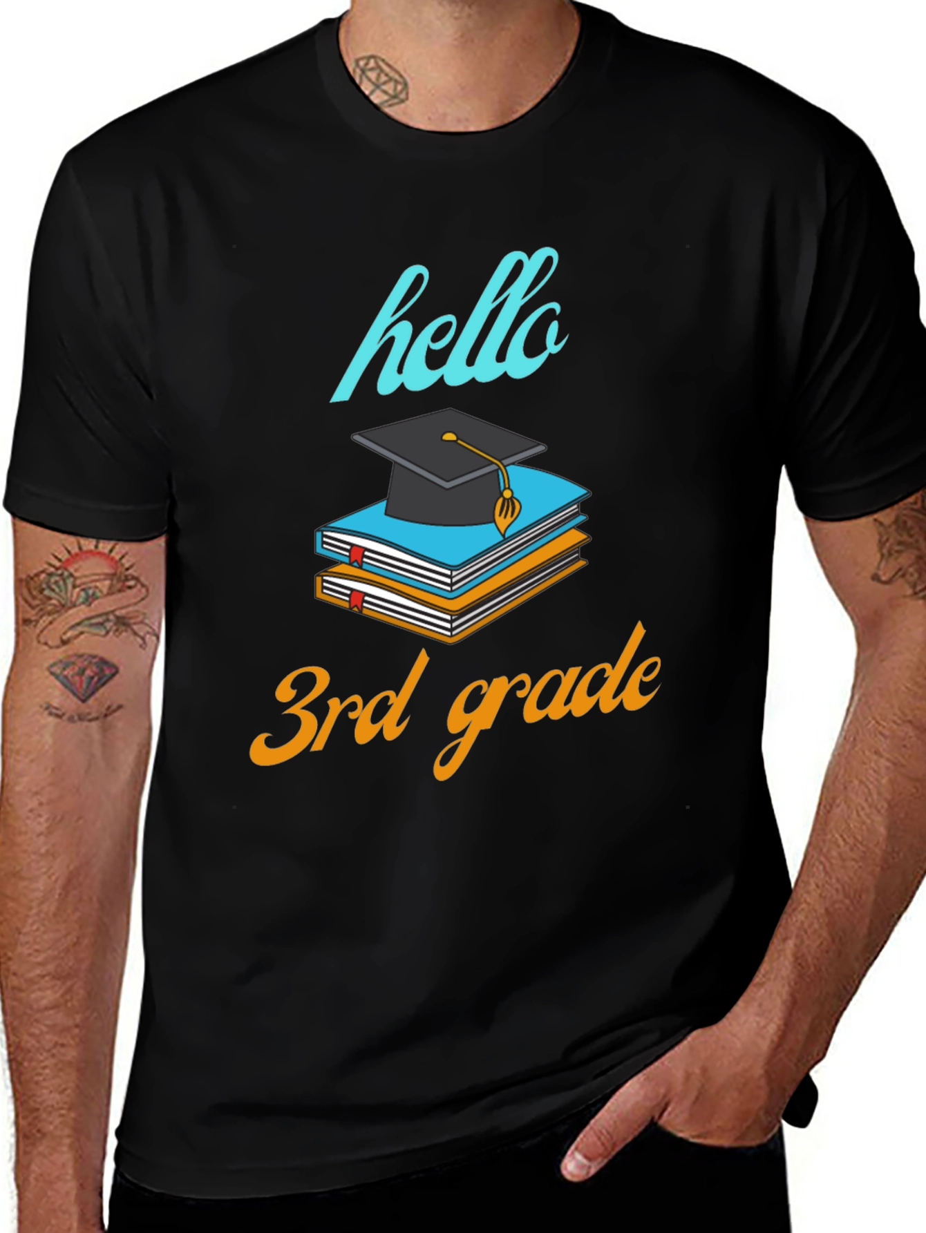Variant 28 of Hello 3rd Grade T-Shirt - Graduation Style!
