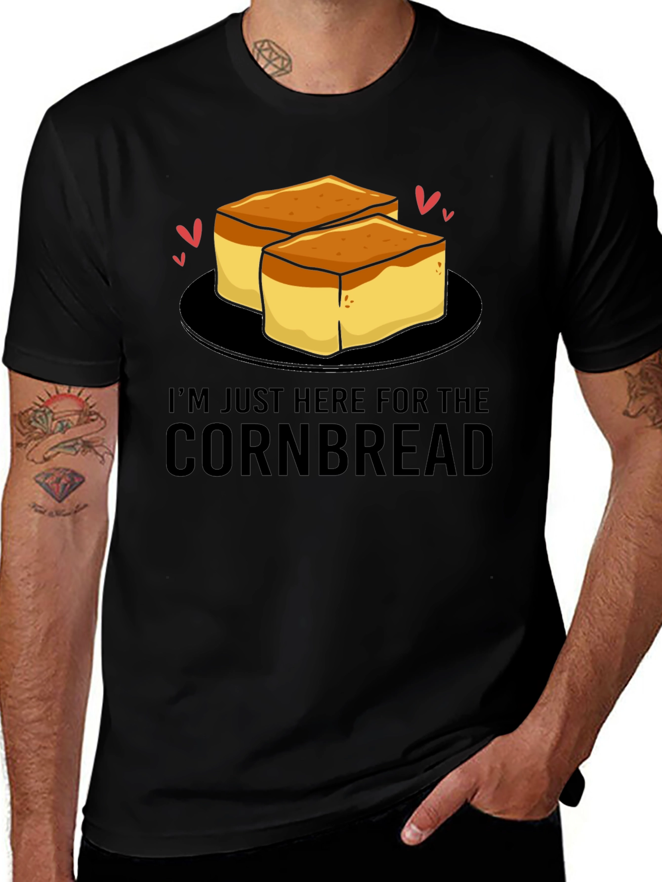 Cornbread Lover T-Shirt - Foodie Graphic Tee