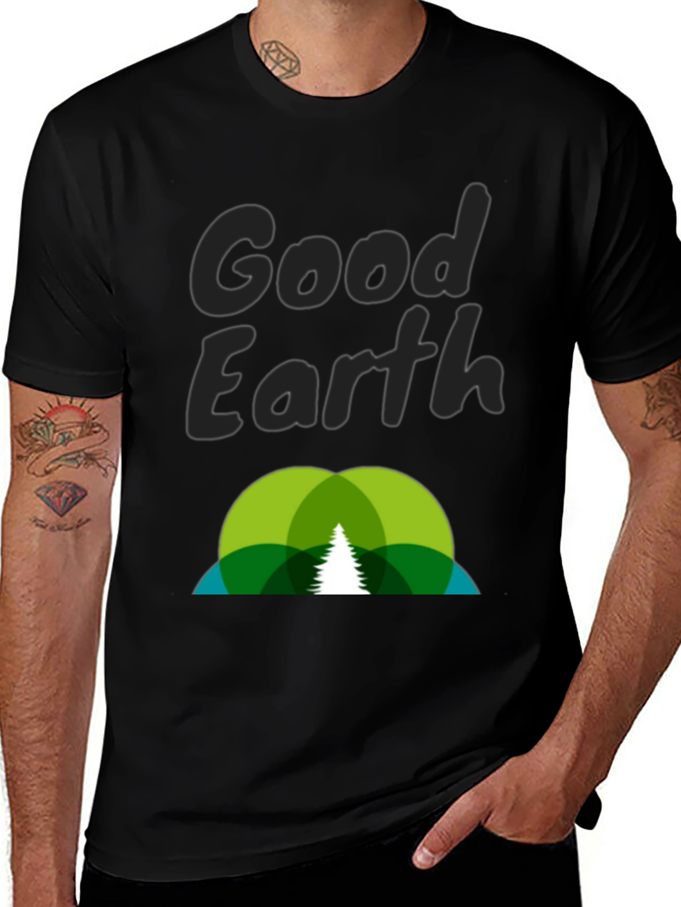 Variant 20 of Good Earth Graphic Tee - Nature Lover's Shirt