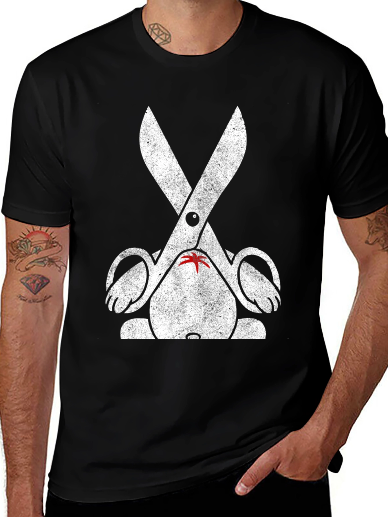 Variant 13 of Hair Stylist Scissor Graphic Tee - Unisex