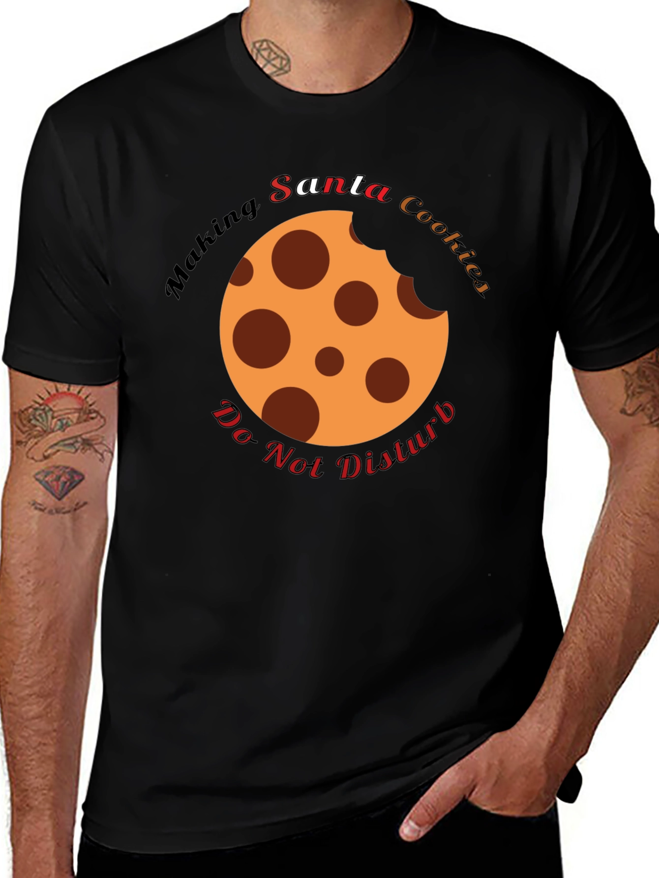 Santa Cookies T-Shirt - Do Not Disturb
