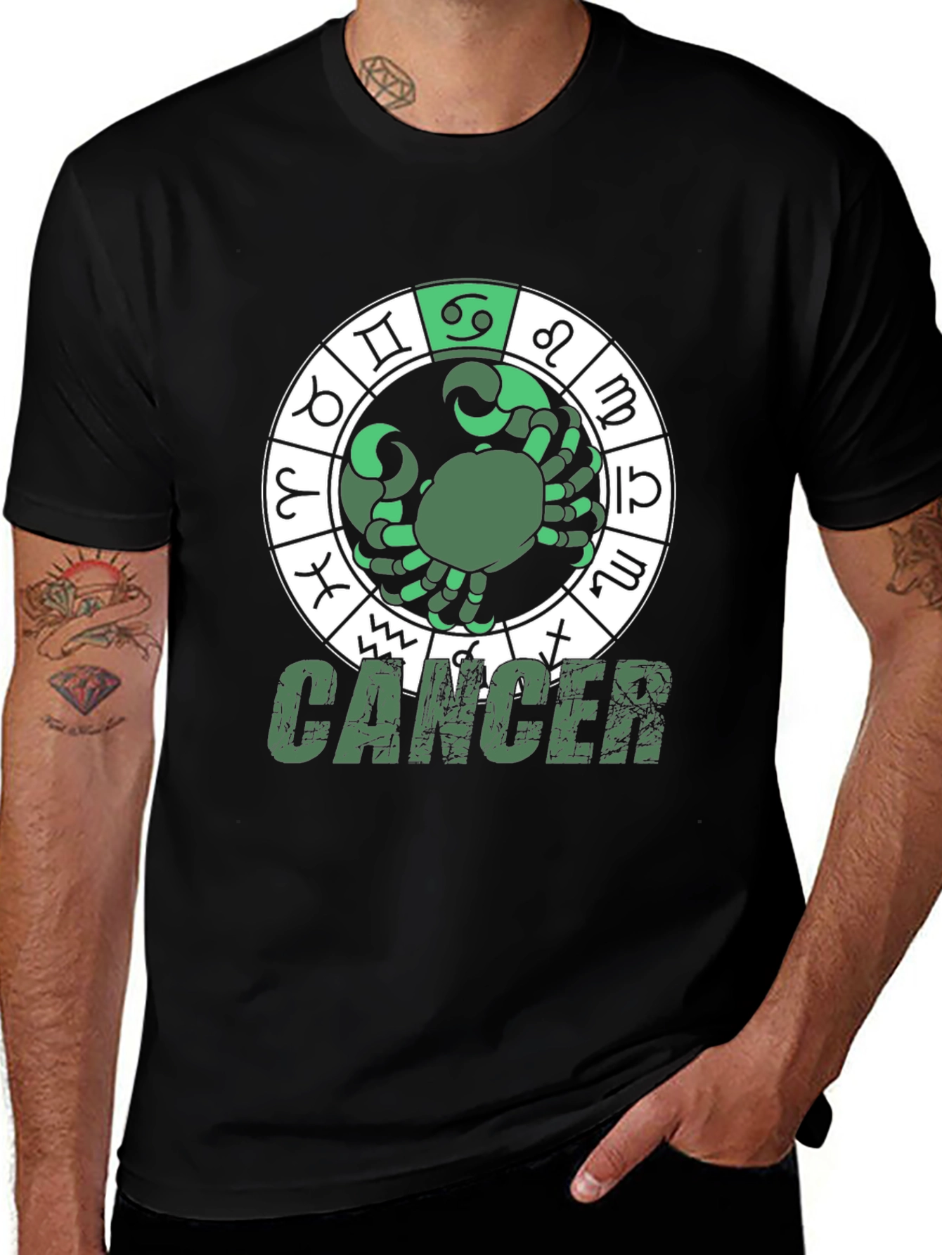 Variant 7 of Cancer Zodiac Graphic T-Shirt