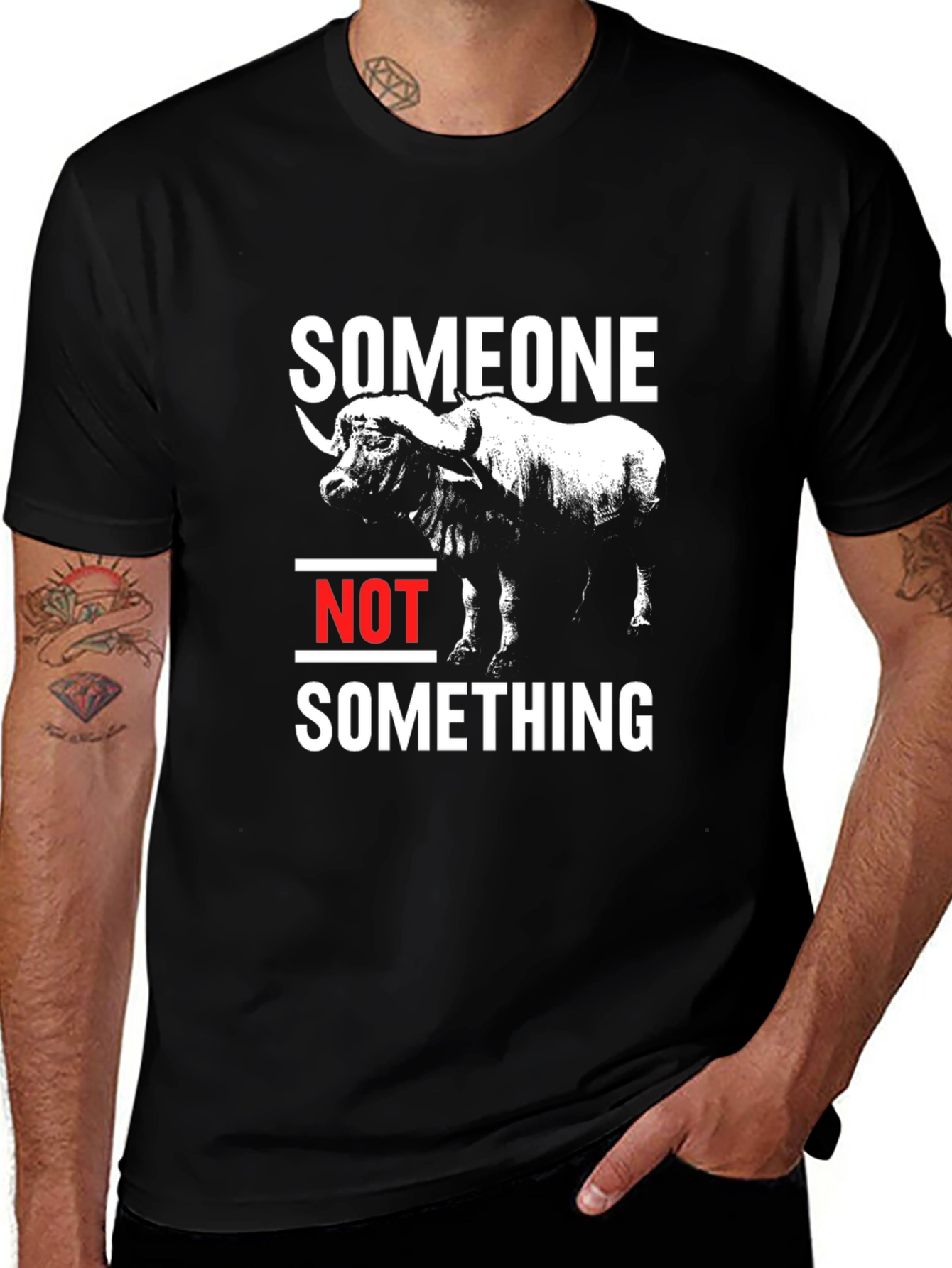 Variant 21 of Someone Not Something Animal Graphic Tee
