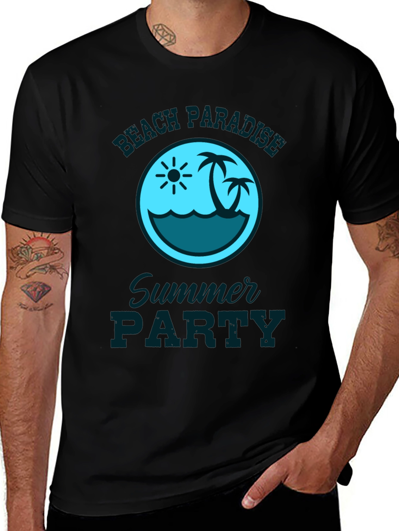 Variant 4 of Beach Paradise Summer Party T-Shirt