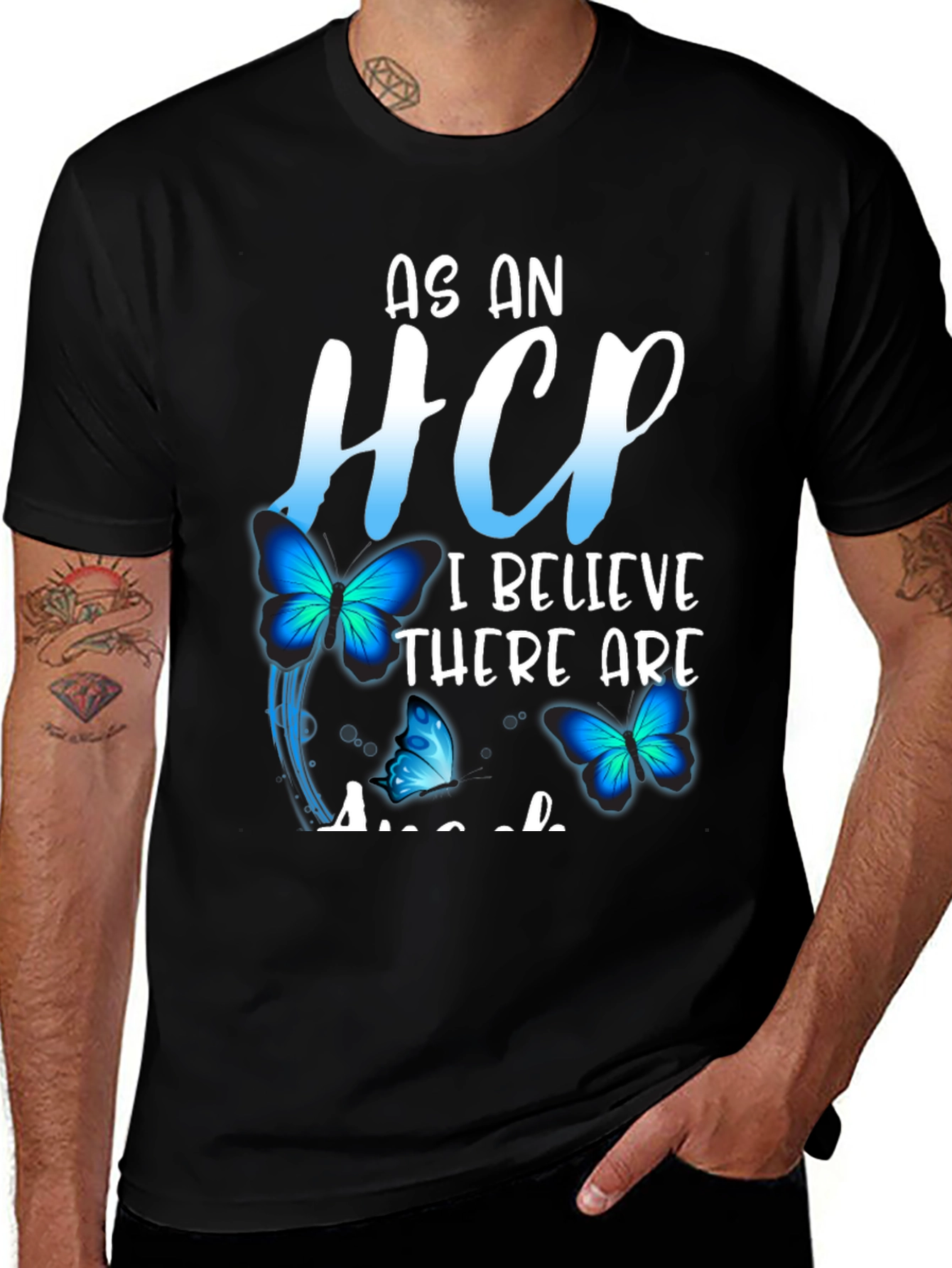 Variant 5 of HCP Butterfly Graphic T-Shirt