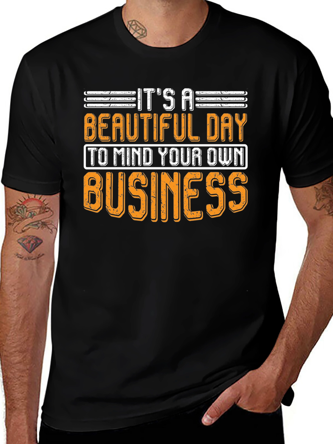 Variant 21 of Mind Your Own Business Graphic T-Shirt