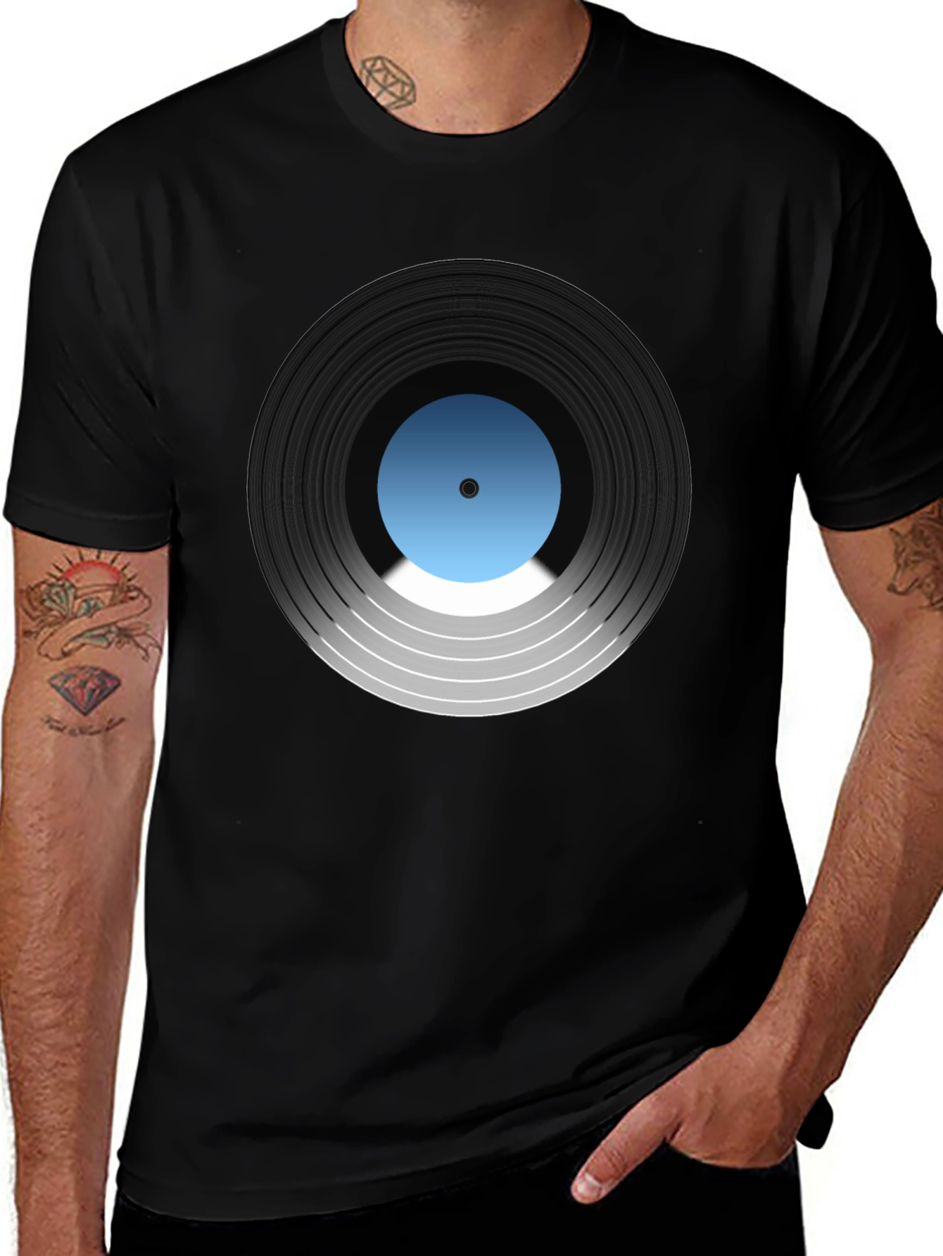 Variant 25 of Vinyl Record Graphic T-Shirt - Classic Music Lover Tee
