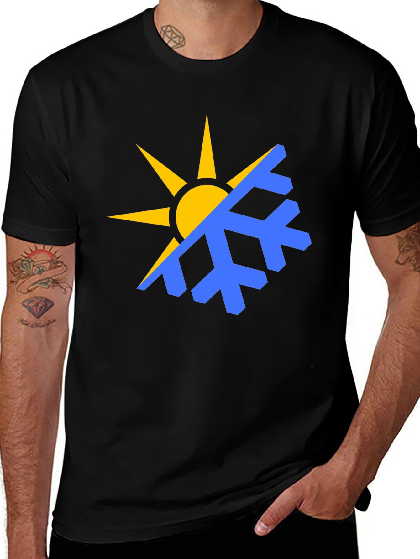 Variant 20 of Sun & Snow Graphic Tee - Weather Ready Style