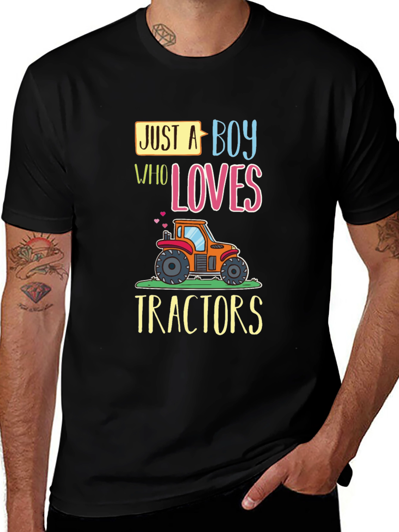Boy's Tractor Lover Graphic Tee