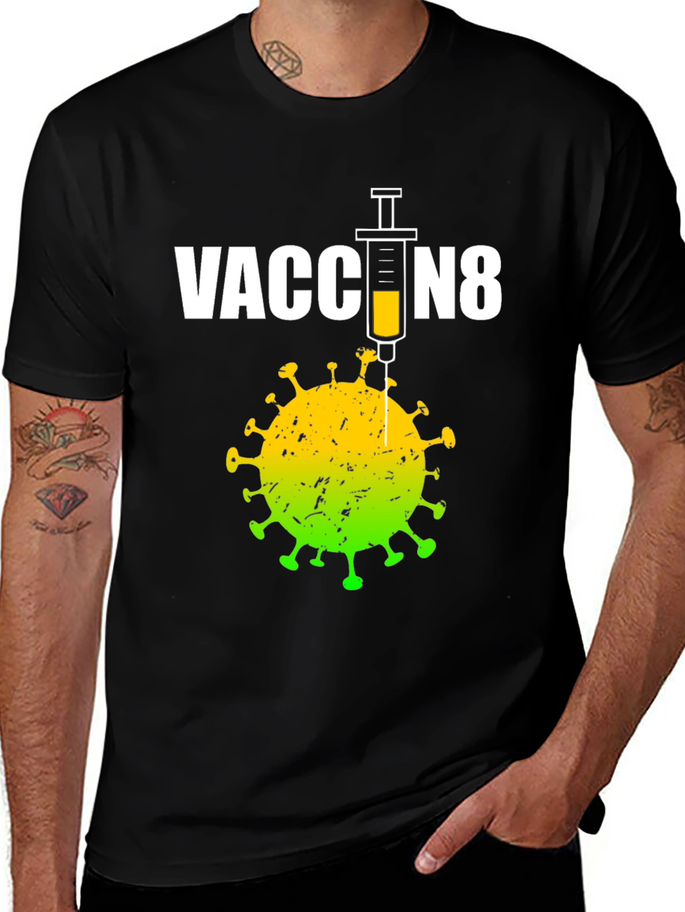 Vaccinate T-Shirt - Virus Graphic Tee