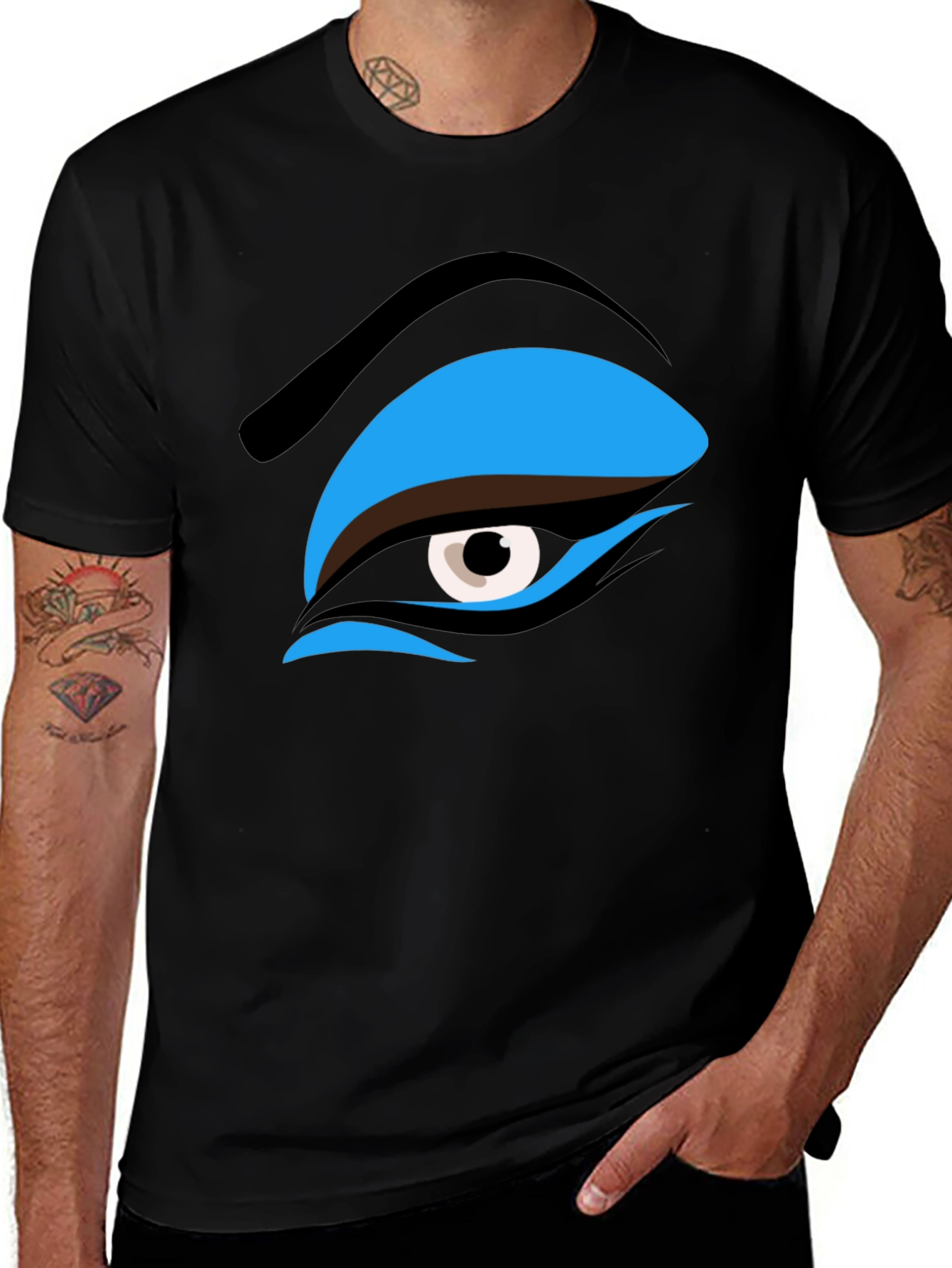 Variant 9 of Eye Graphic T-Shirt - Bold Artistic Statement Tee