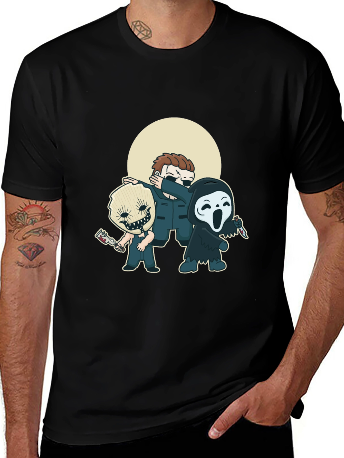 Variant 29 of Horror Movie Character Graphic T-Shirt