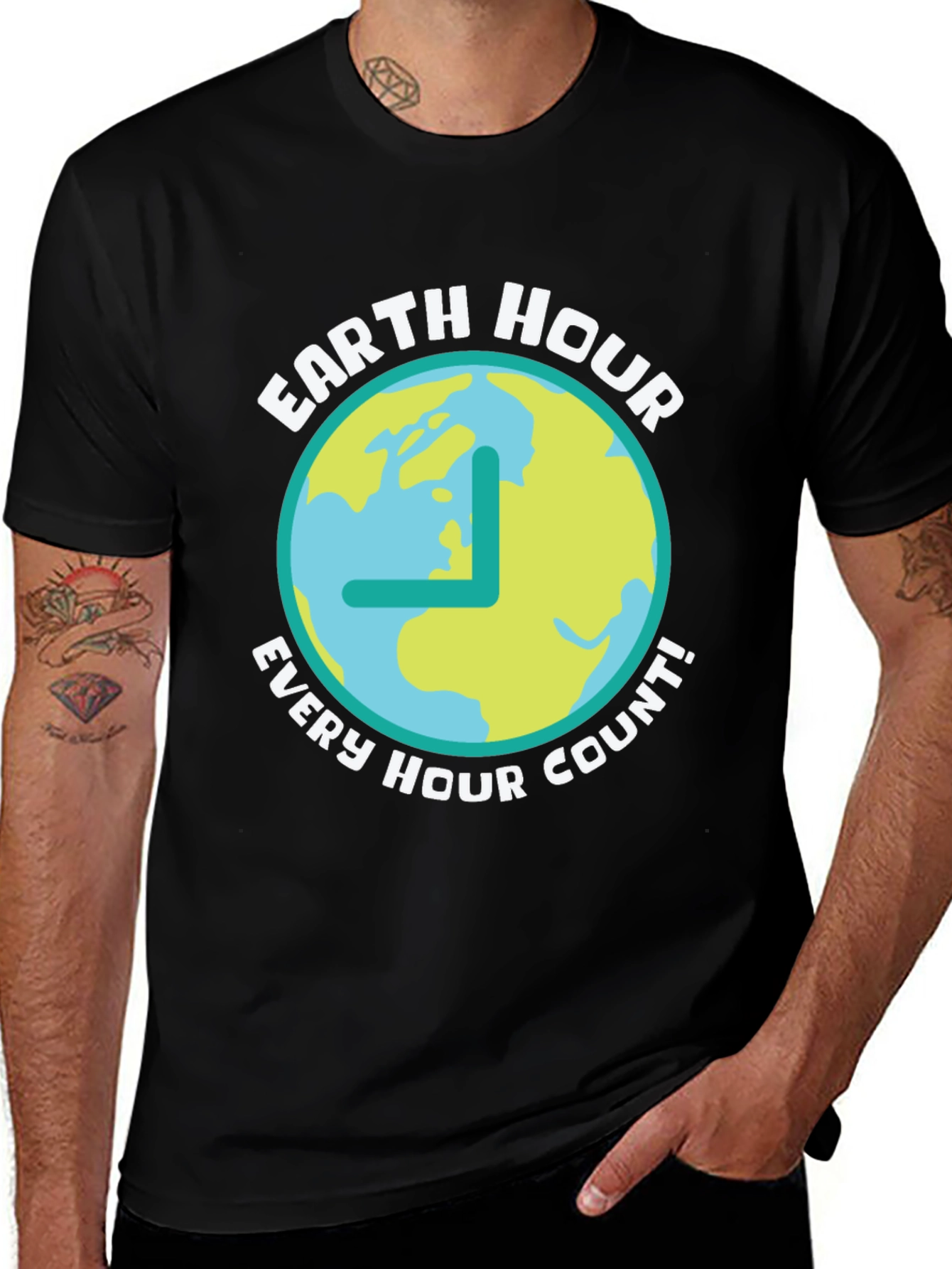 Earth Hour T-Shirt - Every Hour Counts!