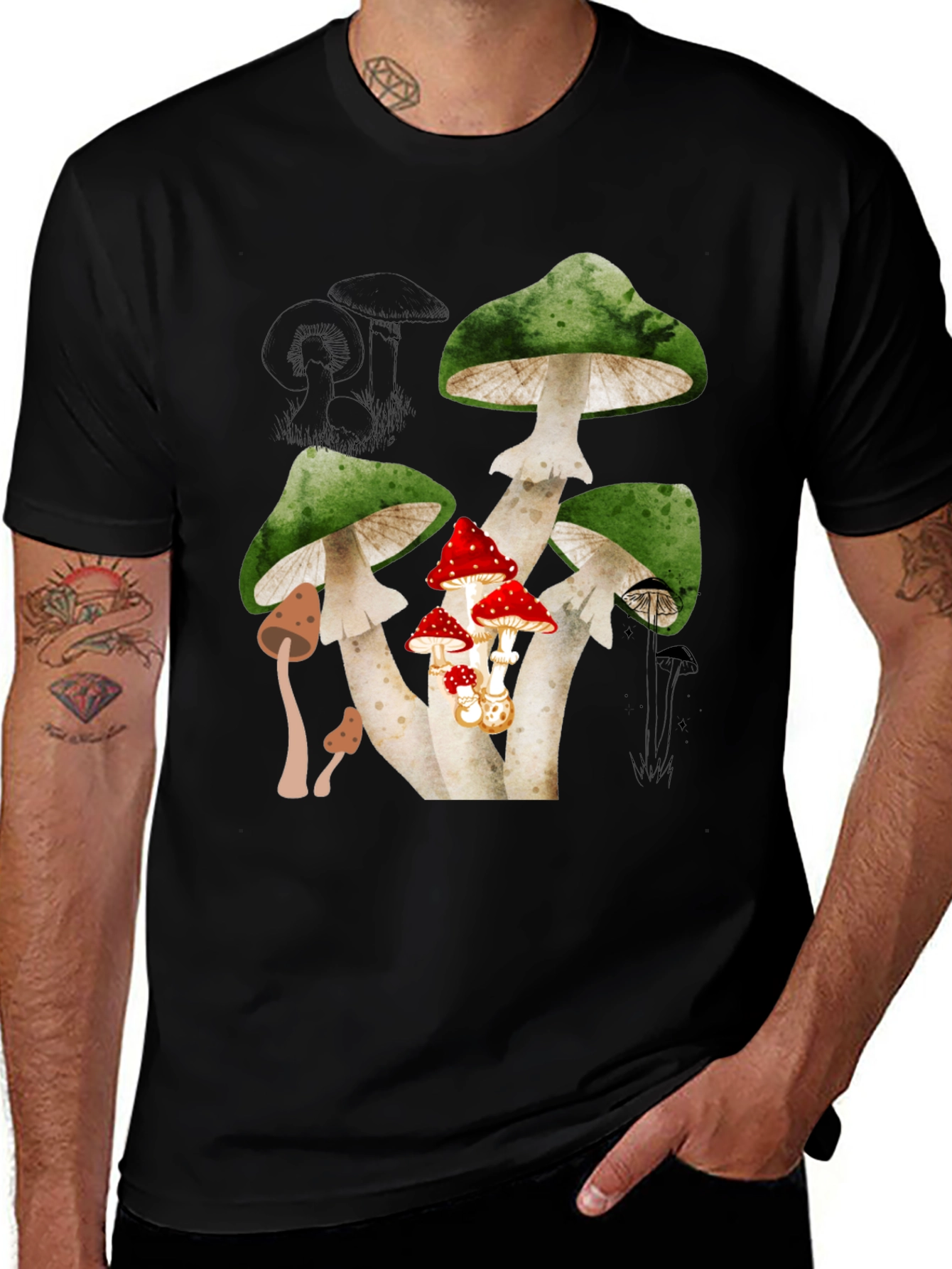 Variant 28 of Mushroom Graphic Tee