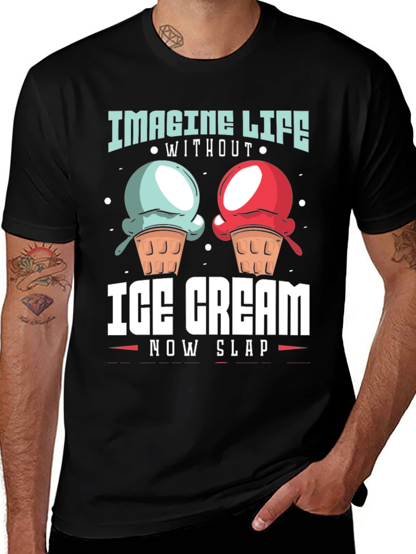 Variant 25 of Imagine Life Without Ice Cream Tee
