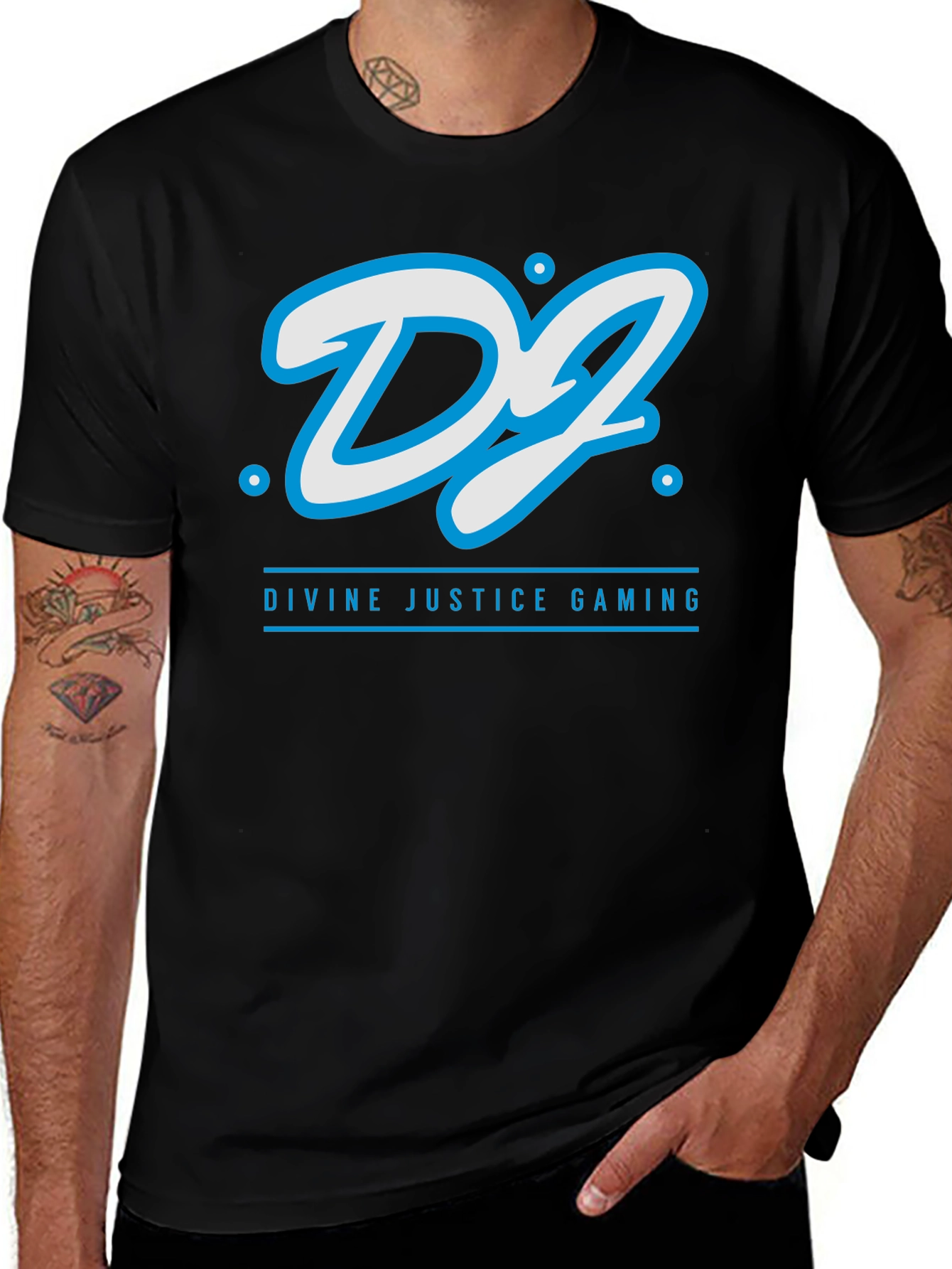 Divine Justice Gaming Black Tee