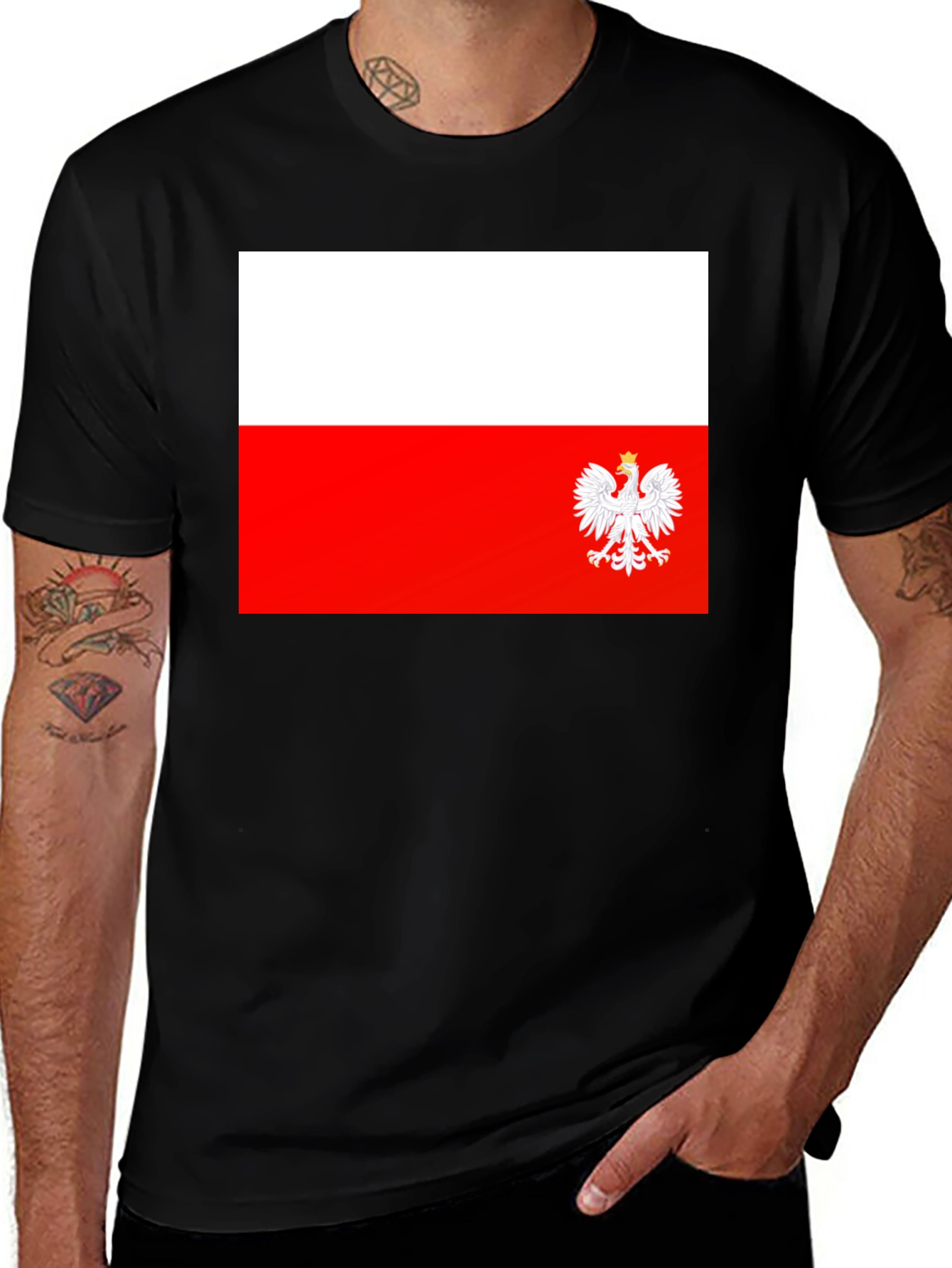 Poland Flag T-Shirt - Show Your Pride!