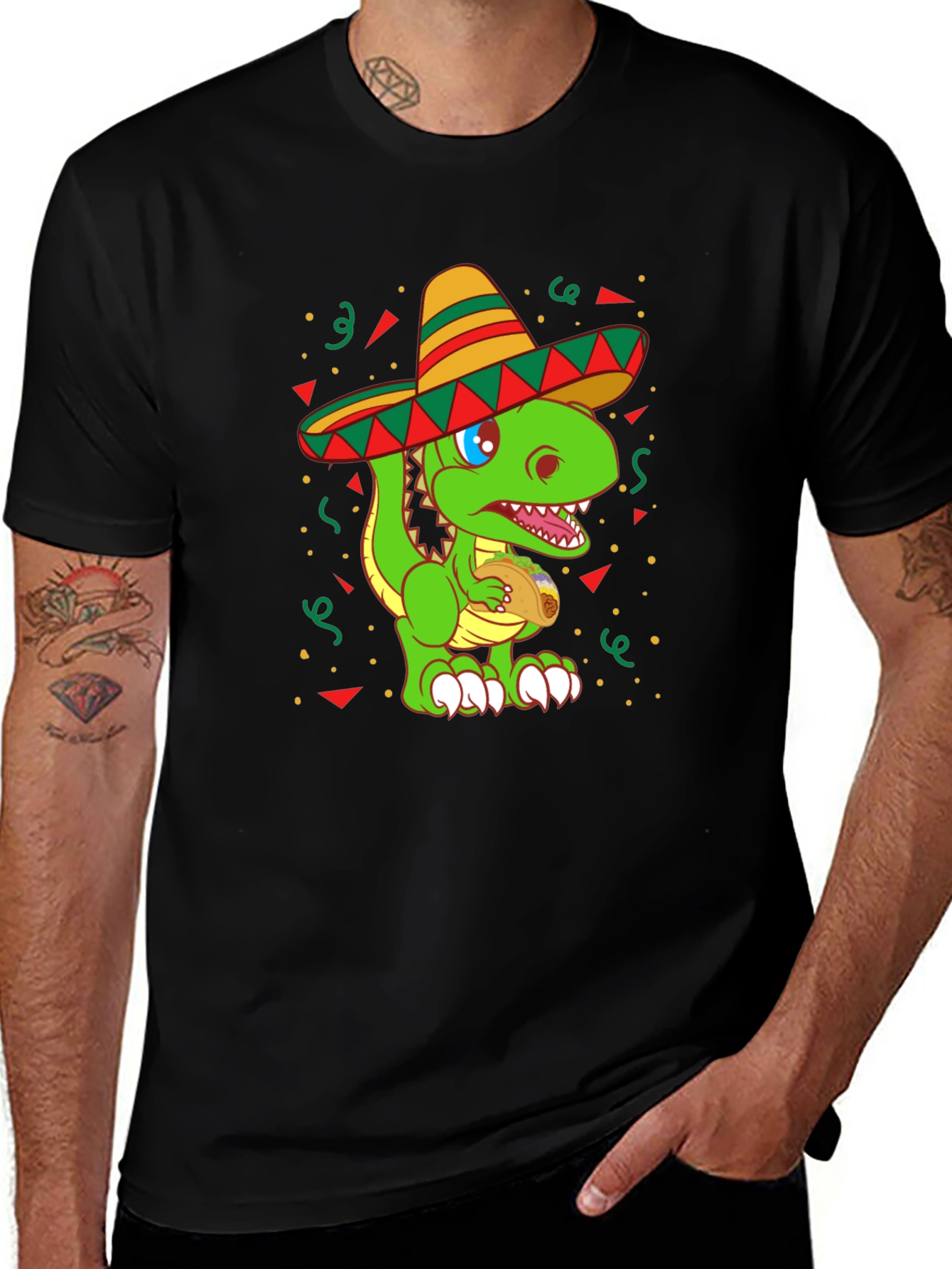 Dino Taco T-Shirt Cinco de Mayo