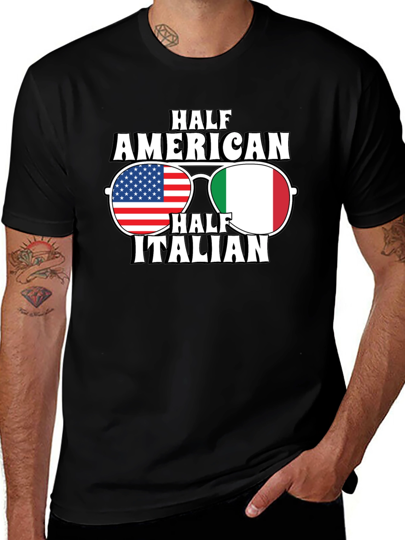 Half American Half Italian T-Shirt