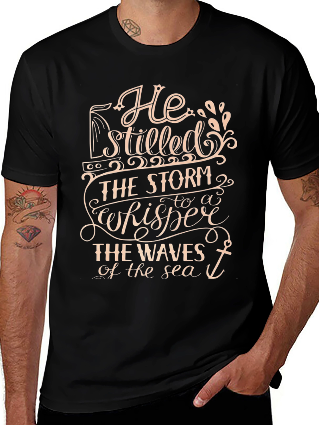 Variant 13 of He Stilled the Storm T-Shirt