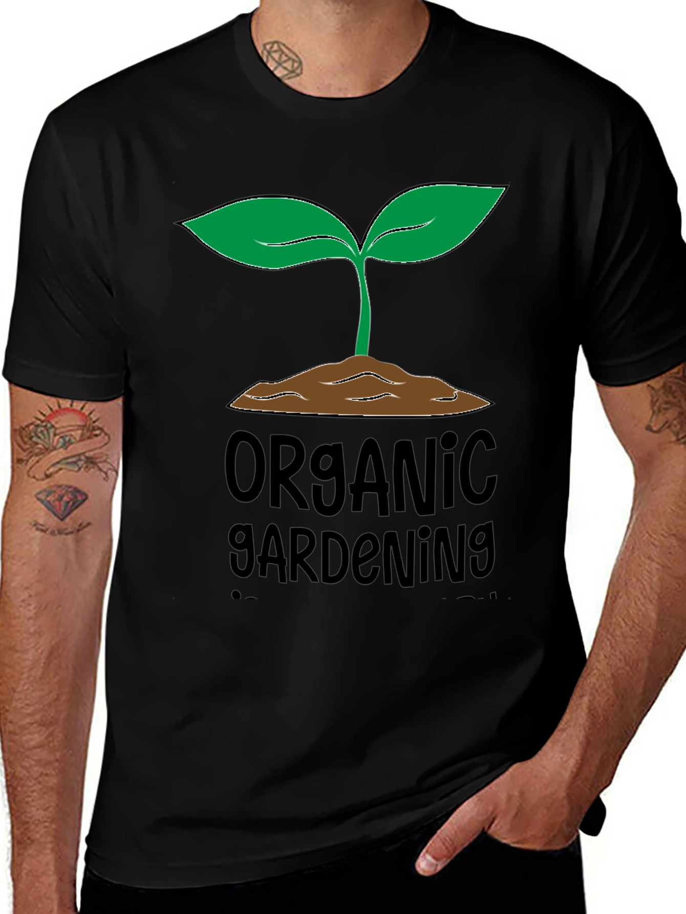 Variant 7 of Organic Gardening T-Shirt -  Grow Your Own!