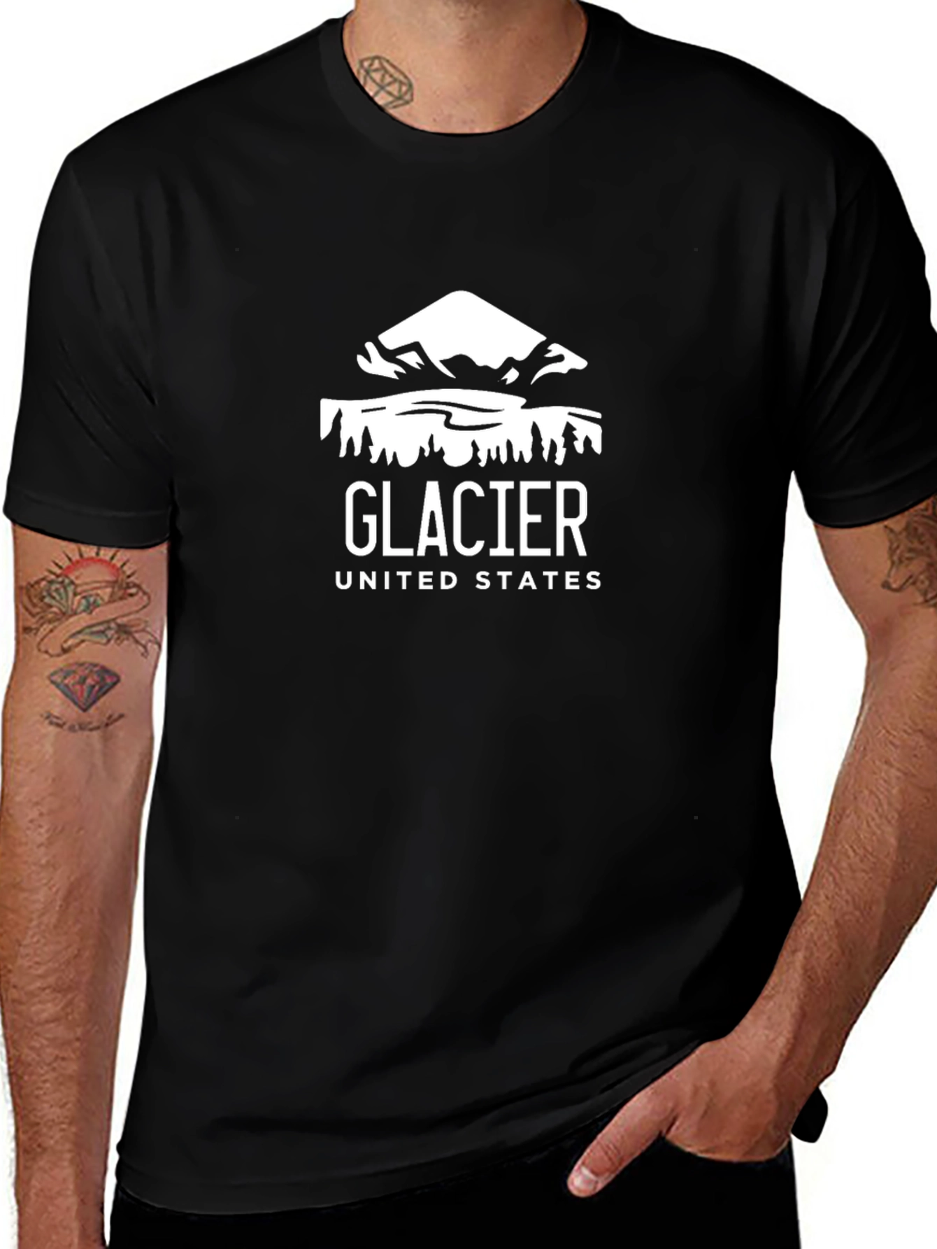 Glacier National Park T-Shirt - United States Souvenir Tee