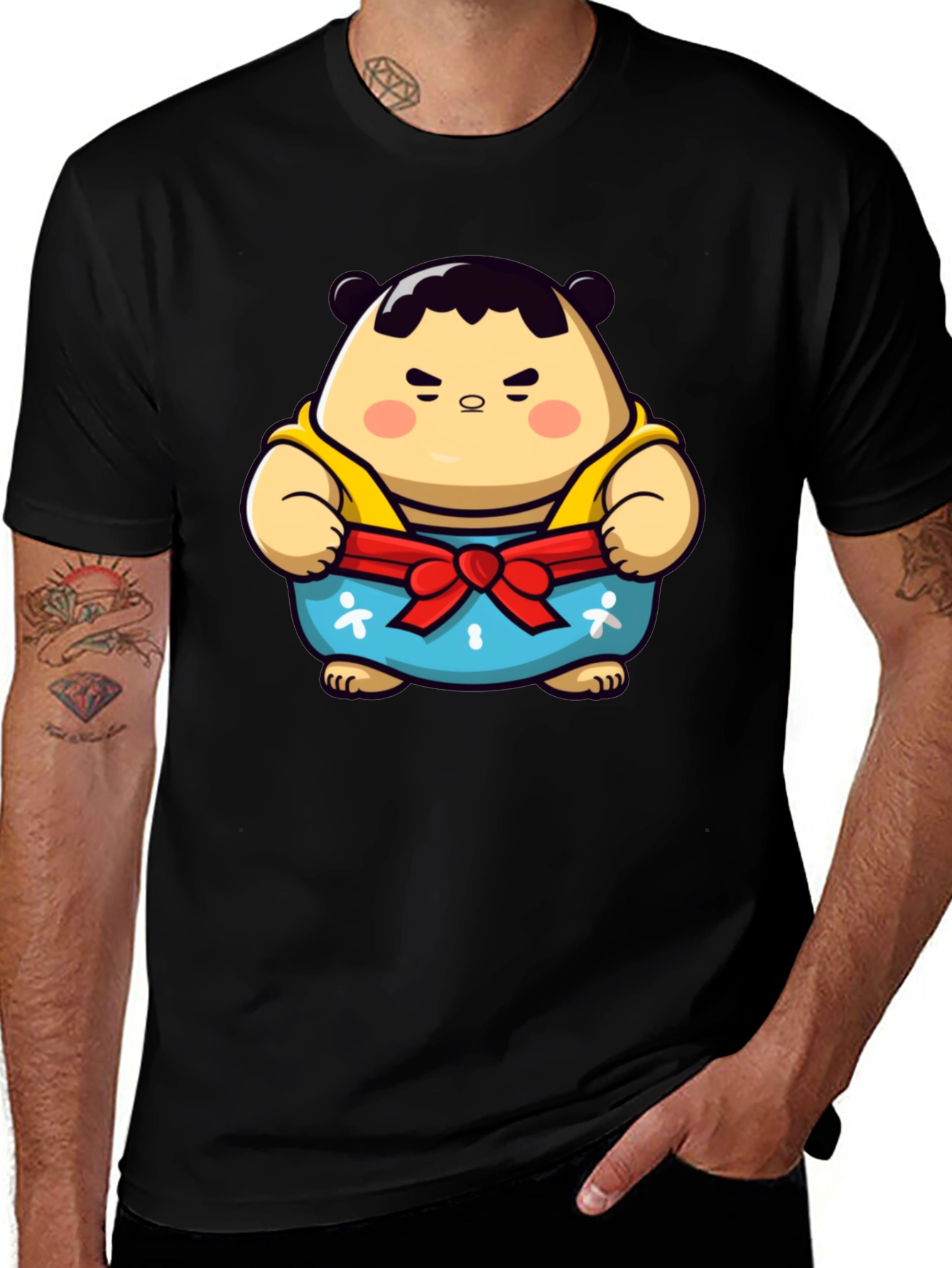 Variant 8 of Sumo Wrestler Graphic Tee