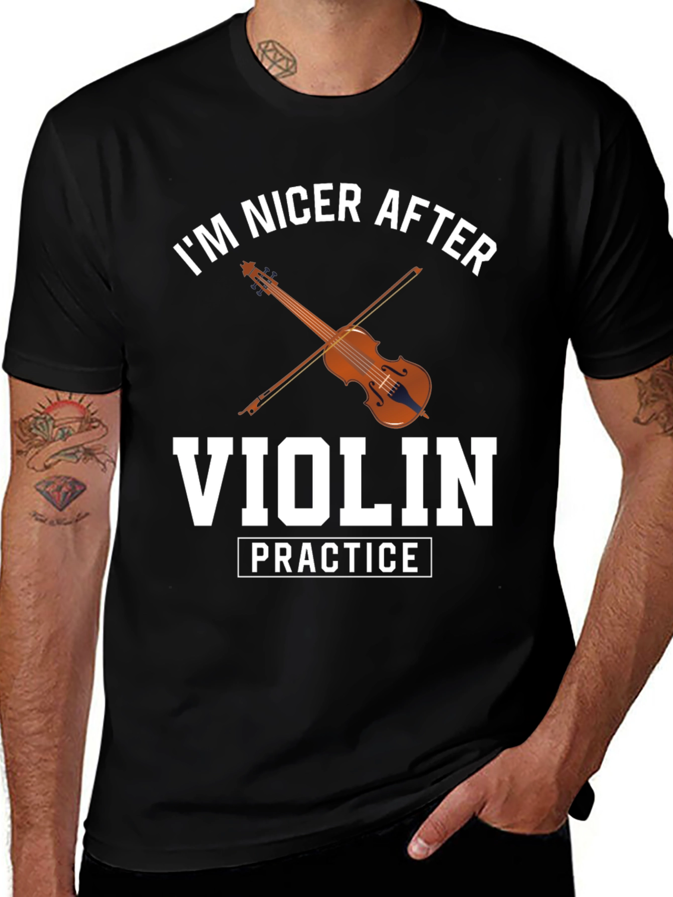 Variant 13 of I'm Nicer After Violin Practice T-Shirt