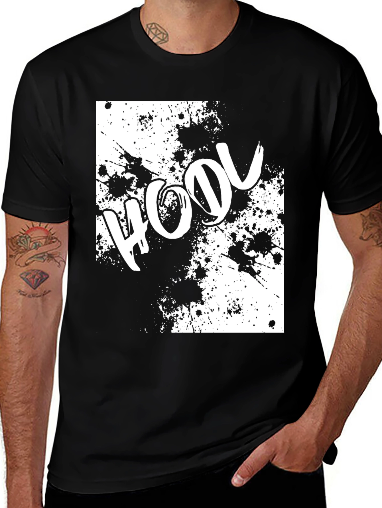 Variant 21 of Abstract HODL T-Shirt - Crypto Investor Apparel