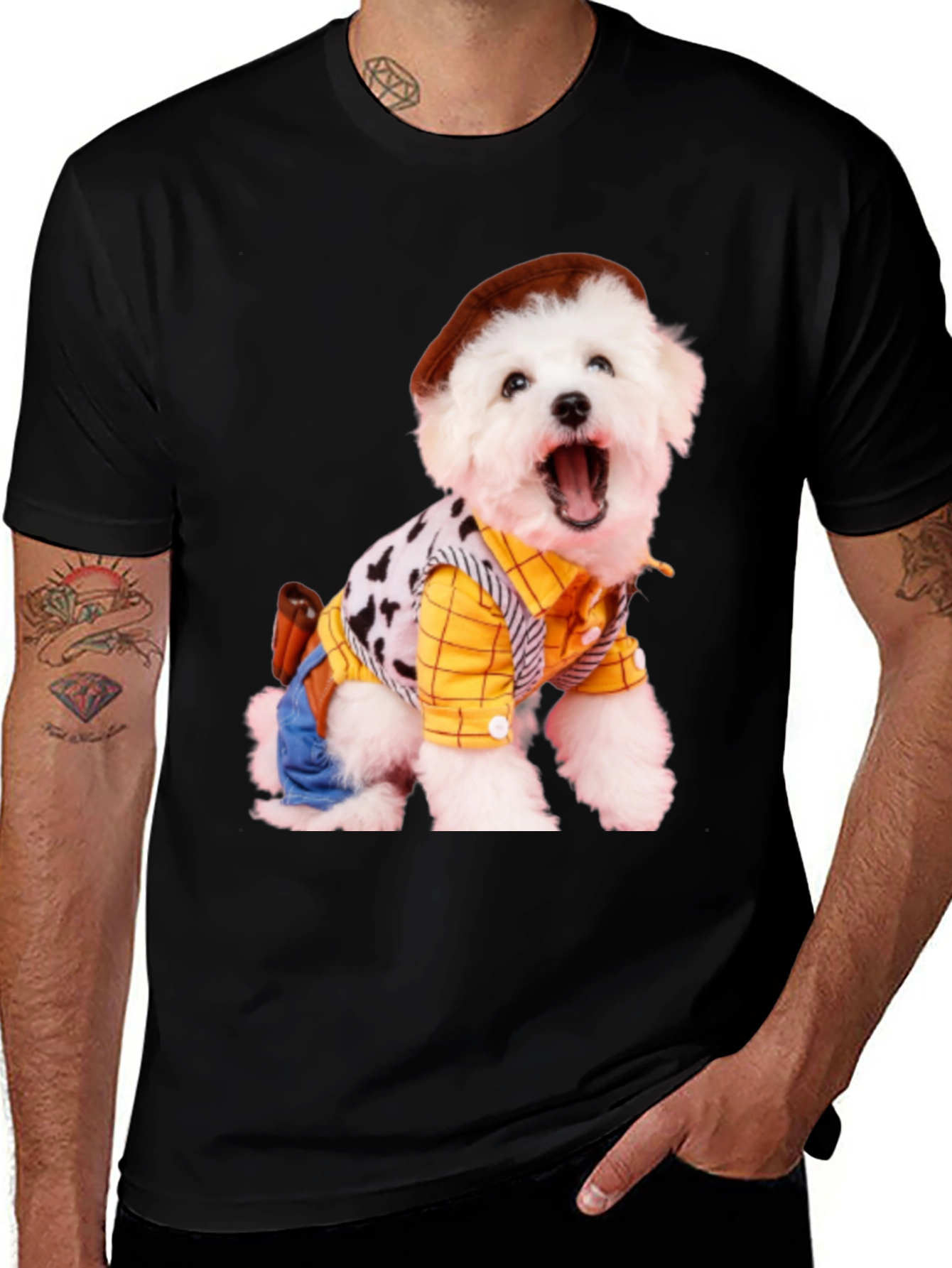 Variant 3 of Dog Woody T-Shirt - Toy Story Pet Costume Tee