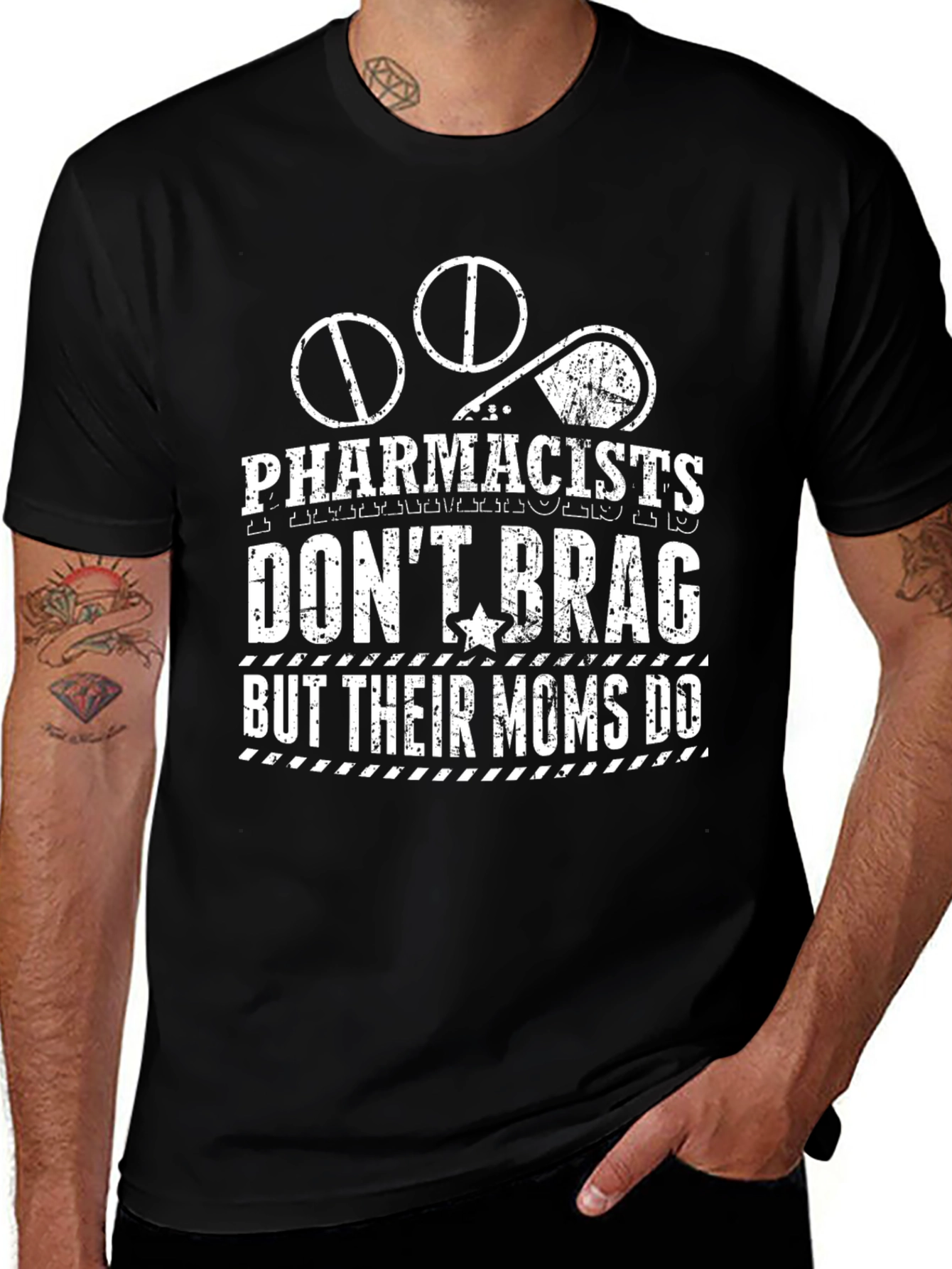 Variant 30 of Pharmacist Mom T-Shirt - Funny Pharmacist Tee