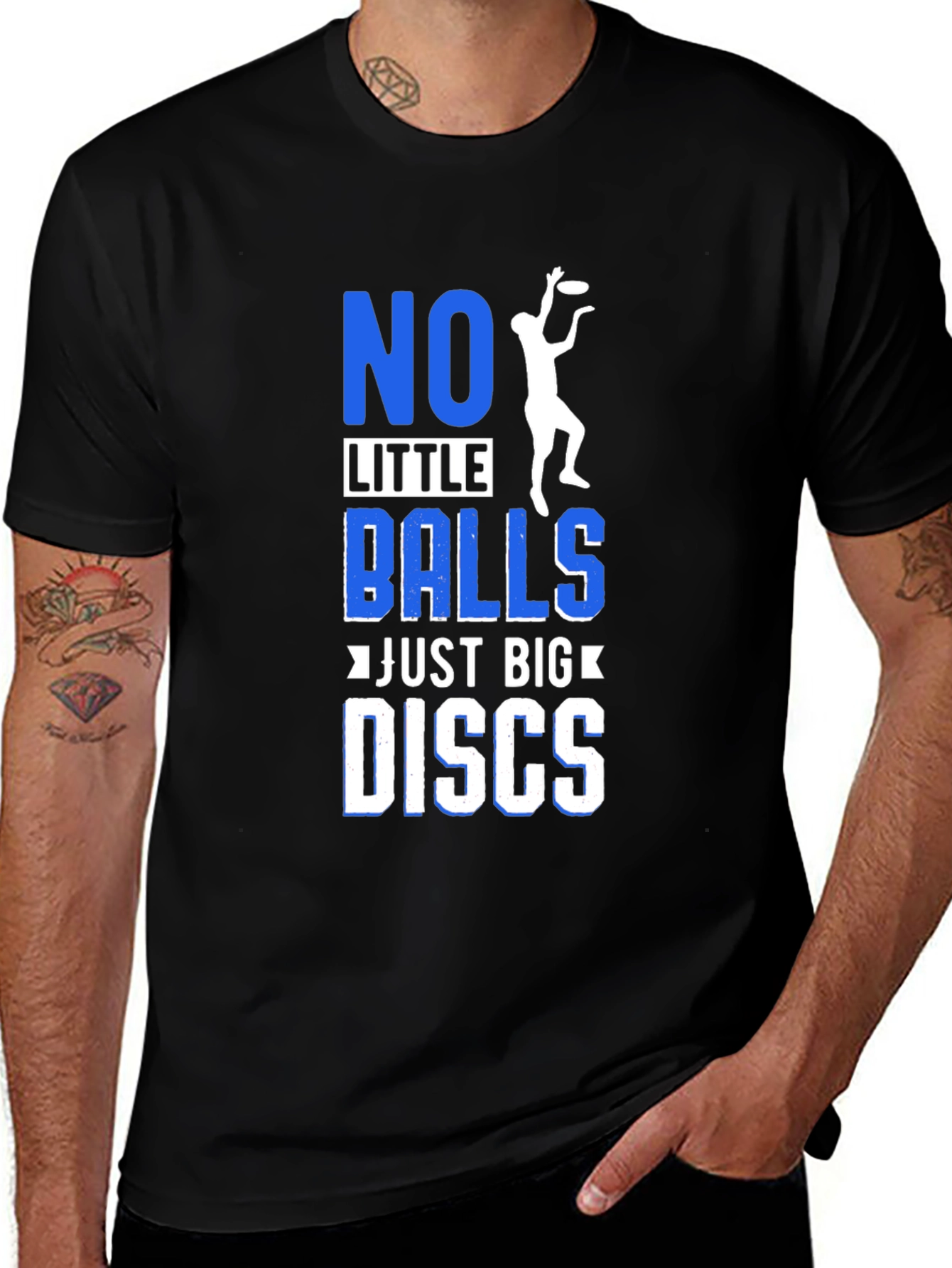 Variant 8 of Funny Ultimate Frisbee T-Shirt - No Little Balls