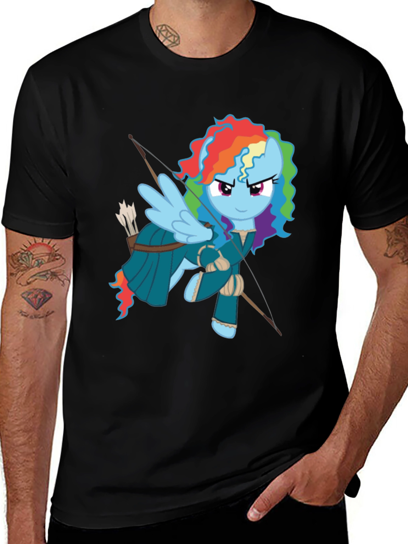 Rainbow Dash Brave T-Shirt