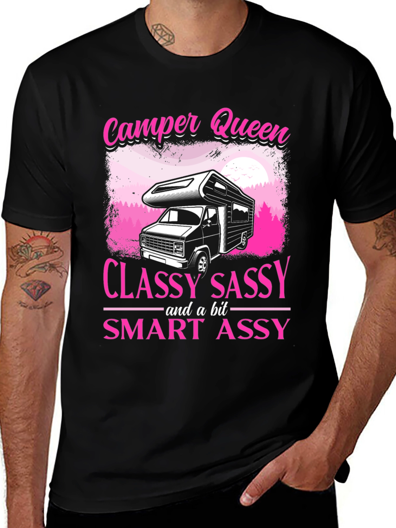 Variant 20 of Camper Queen Classy Sassy T-Shirt