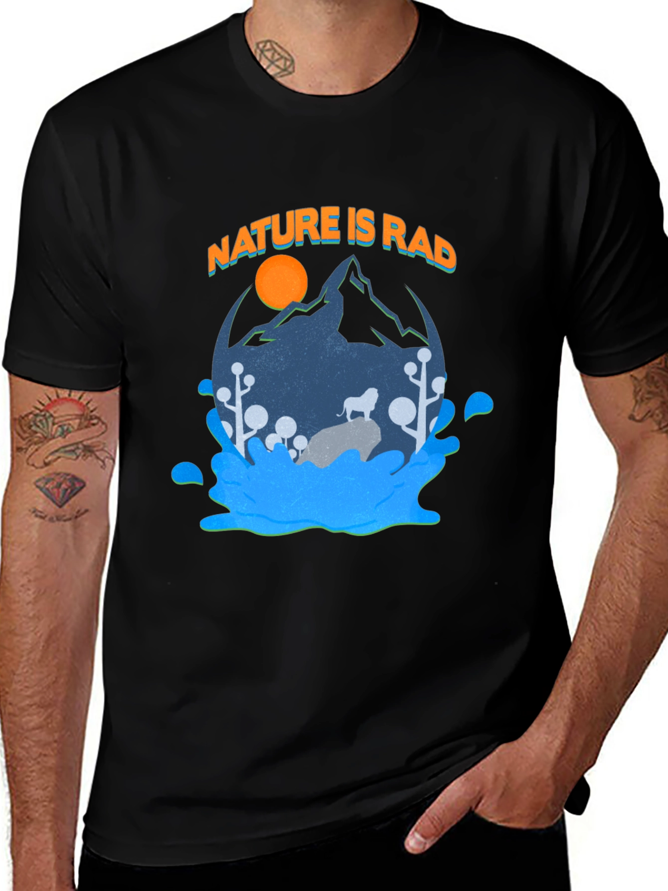 Nature is Rad T-Shirt - Adventure Awaits