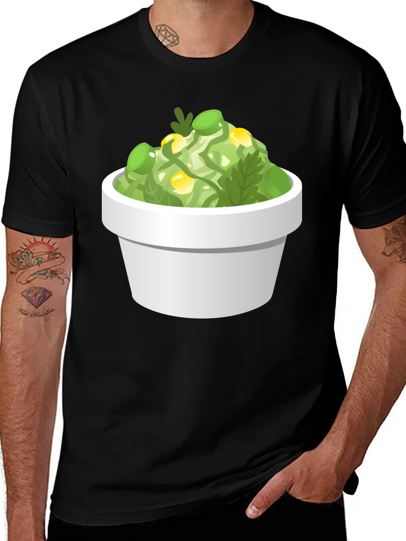 Variant 22 of Guac Bowl Graphic Tee - Avocado Lover Shirt