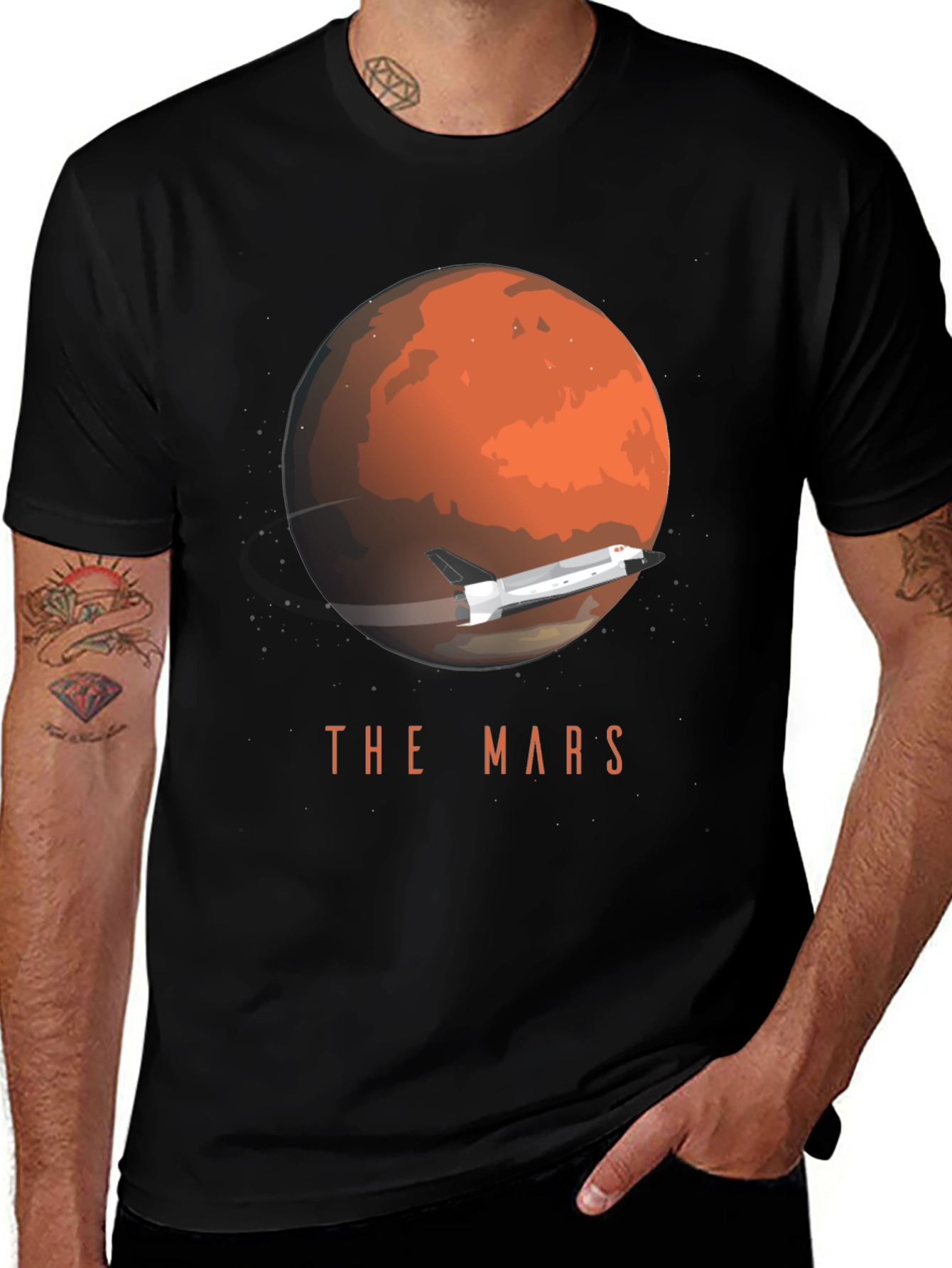 Variant 12 of The Mars Graphic Tee - Space Exploration T-Shirt