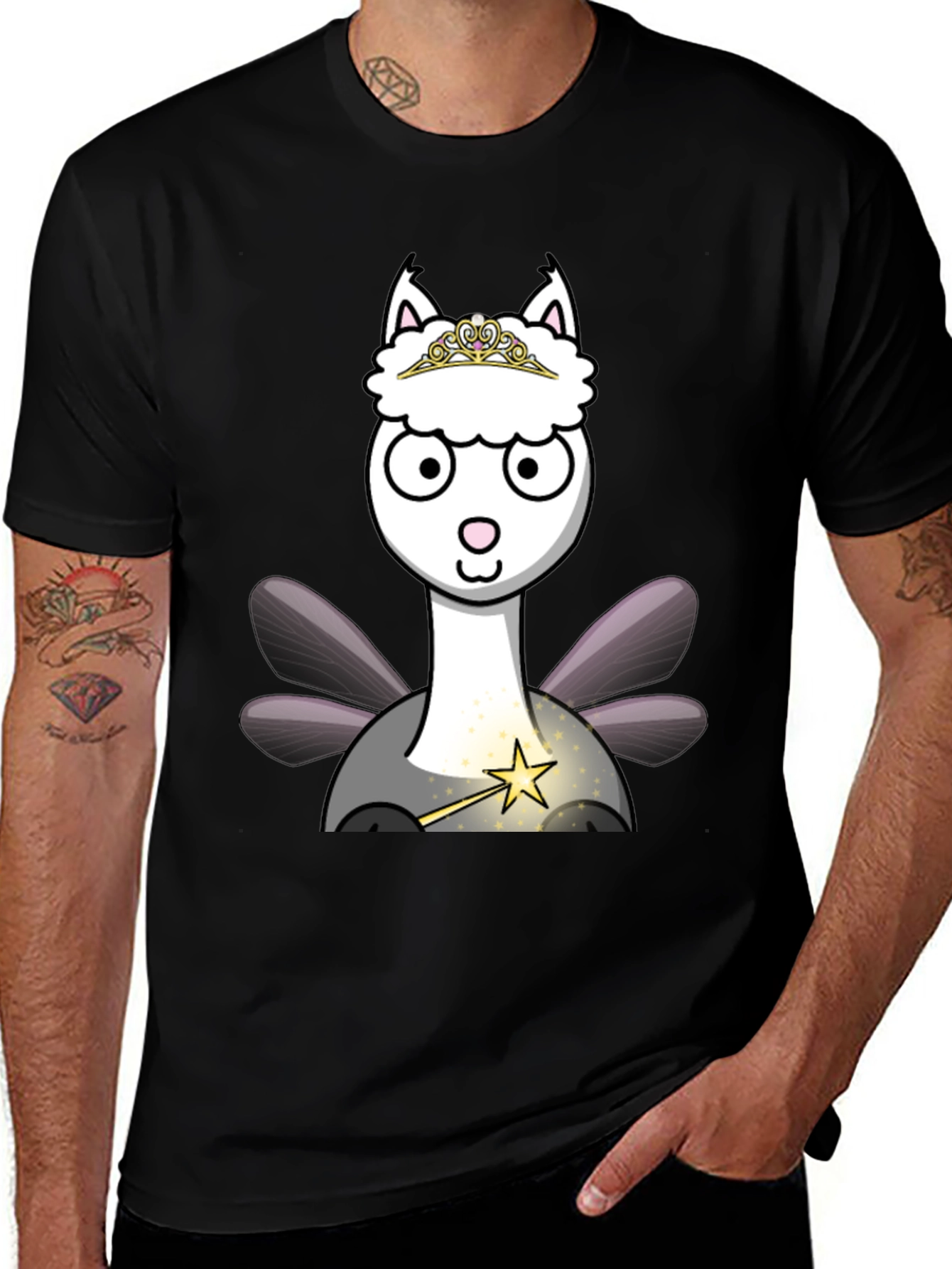Variant 22 of Llama Fairy T-Shirt - Whimsical & Cute
