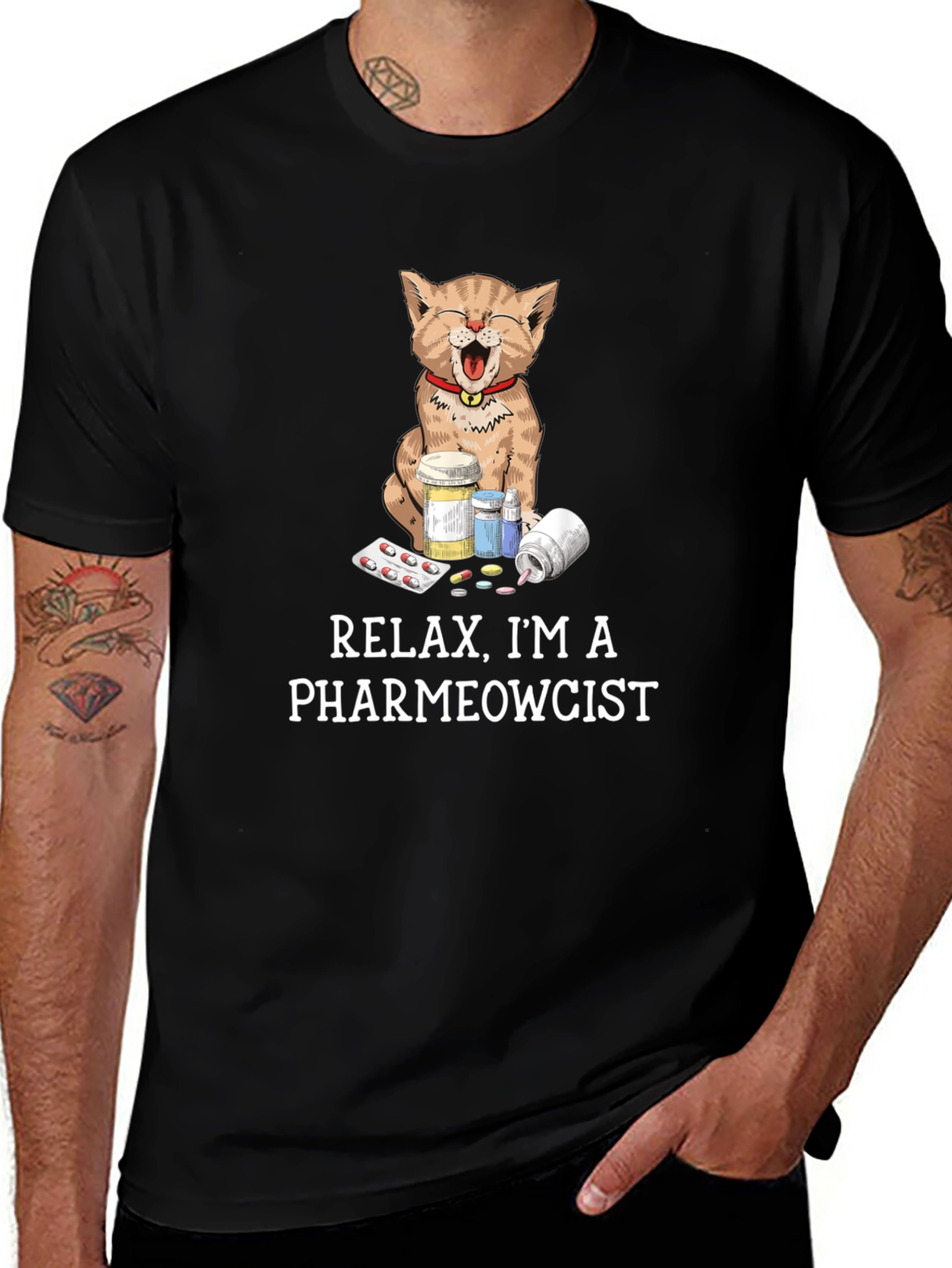 Variant 9 of Relax I'm a Pharmeowcist T-Shirt