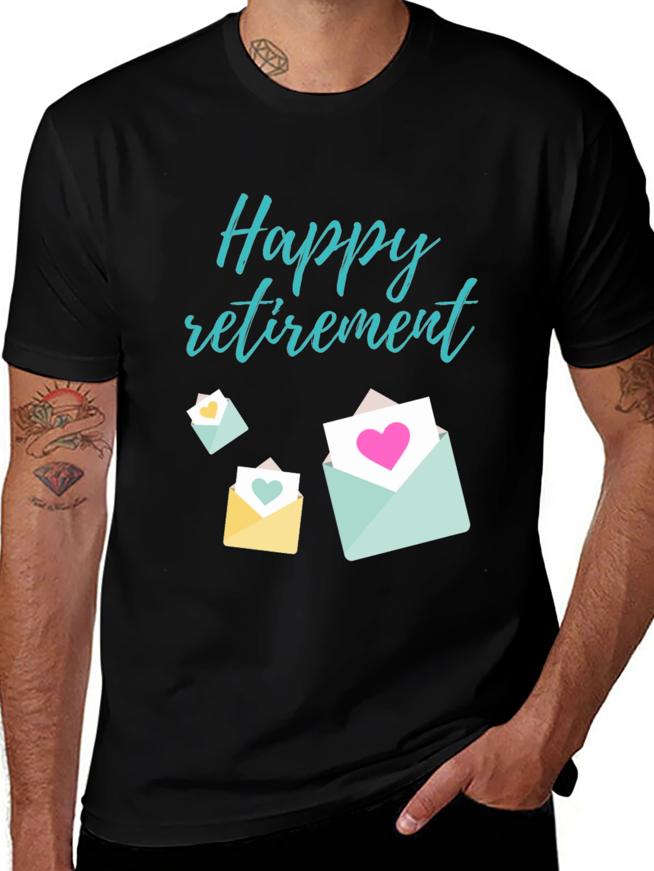 Variant 30 of Happy Retirement Graphic T-Shirt